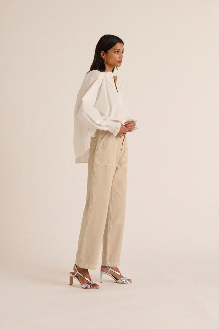 Jeans Nazaire beige minéral