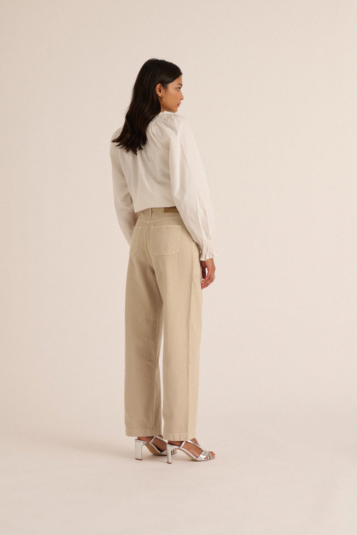 Jeans Nazaire beige minéral
