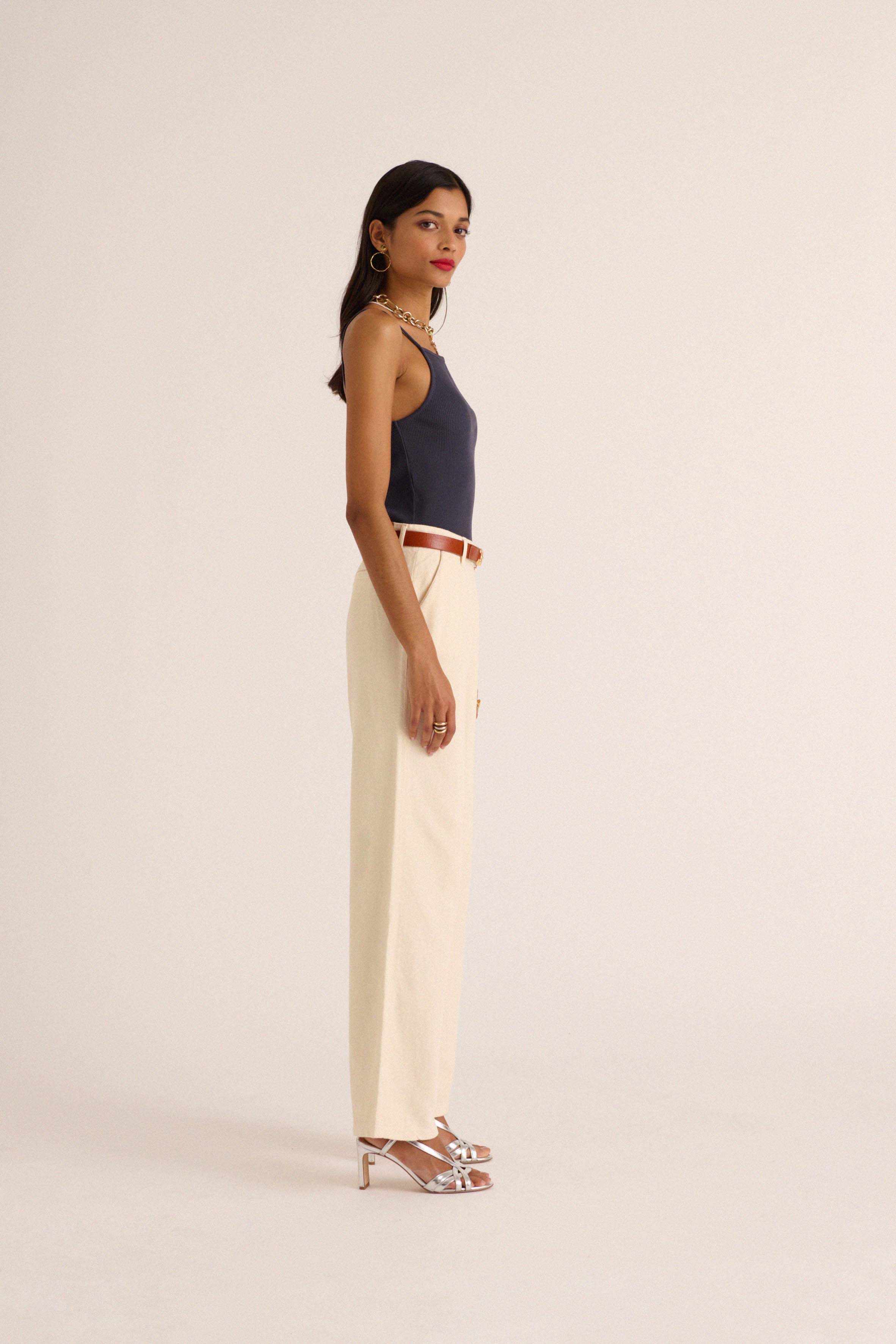 Pants Paolo cream brûlée