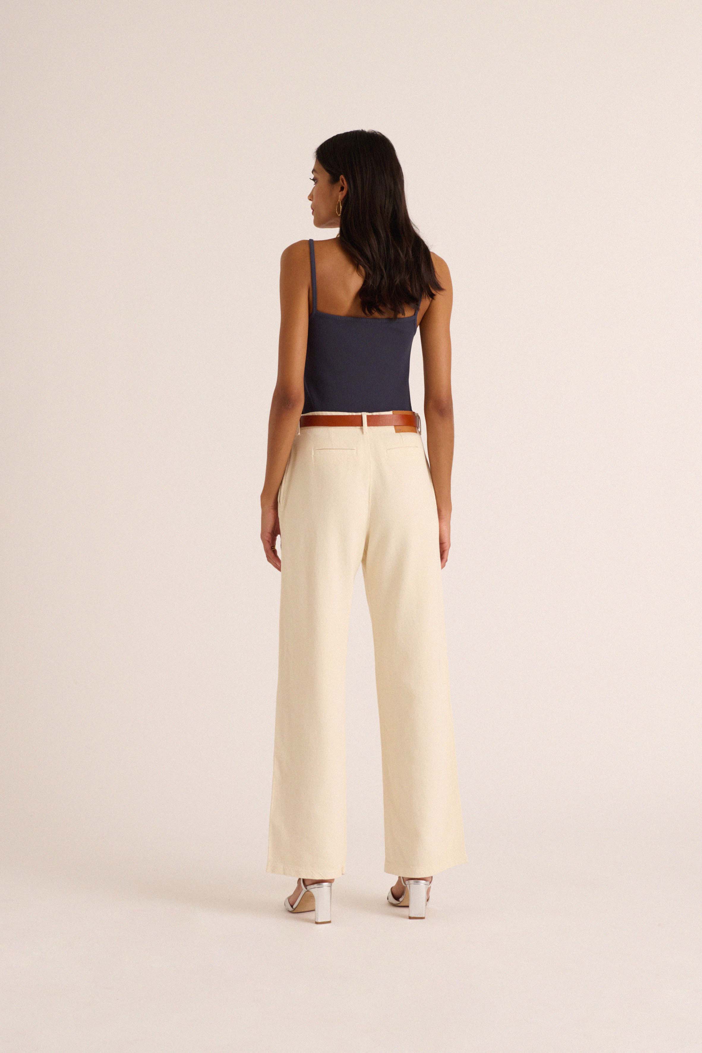 Pants Paolo cream brûlée