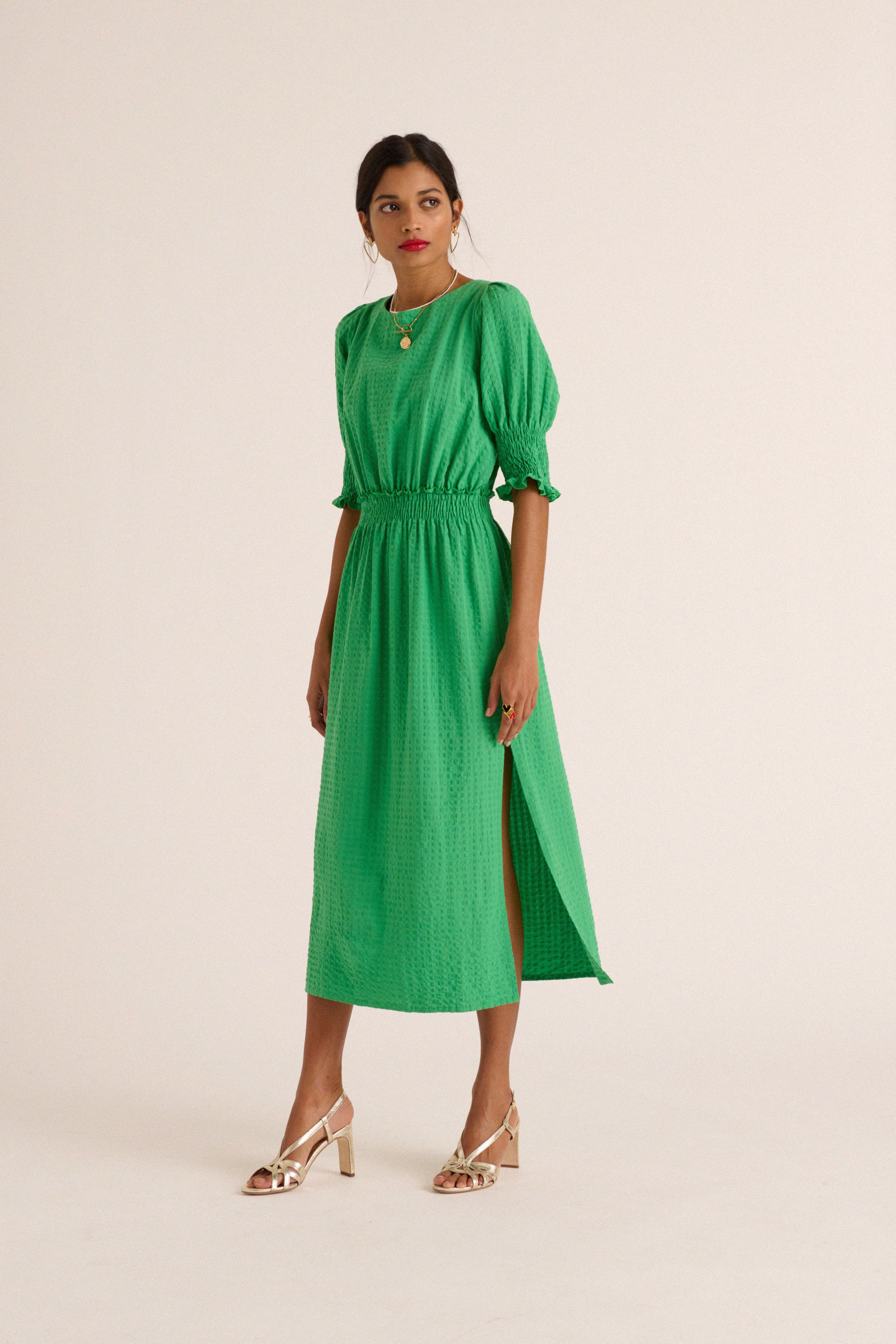 Dress Céleste green pelouse