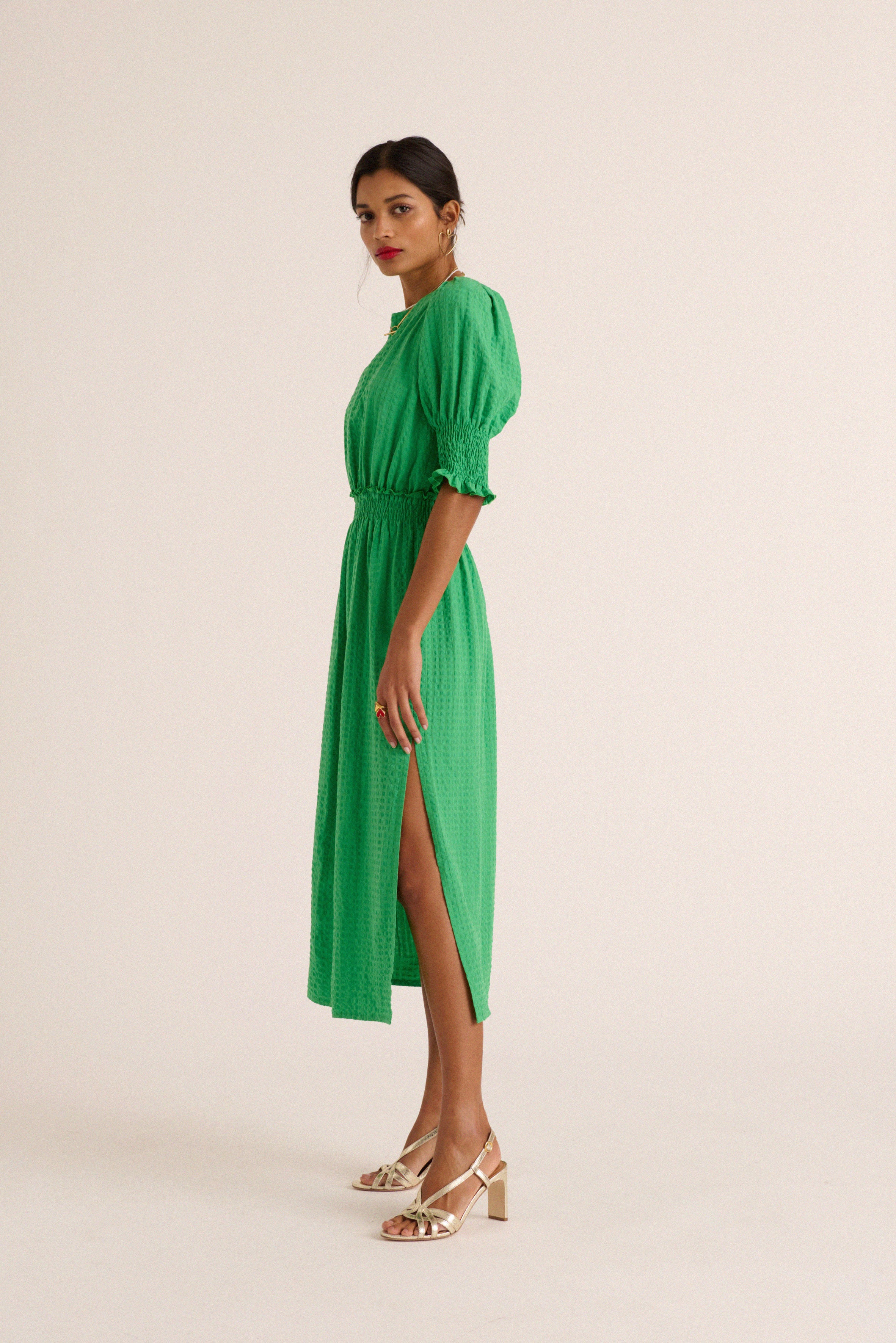 Dress Céleste green pelouse
