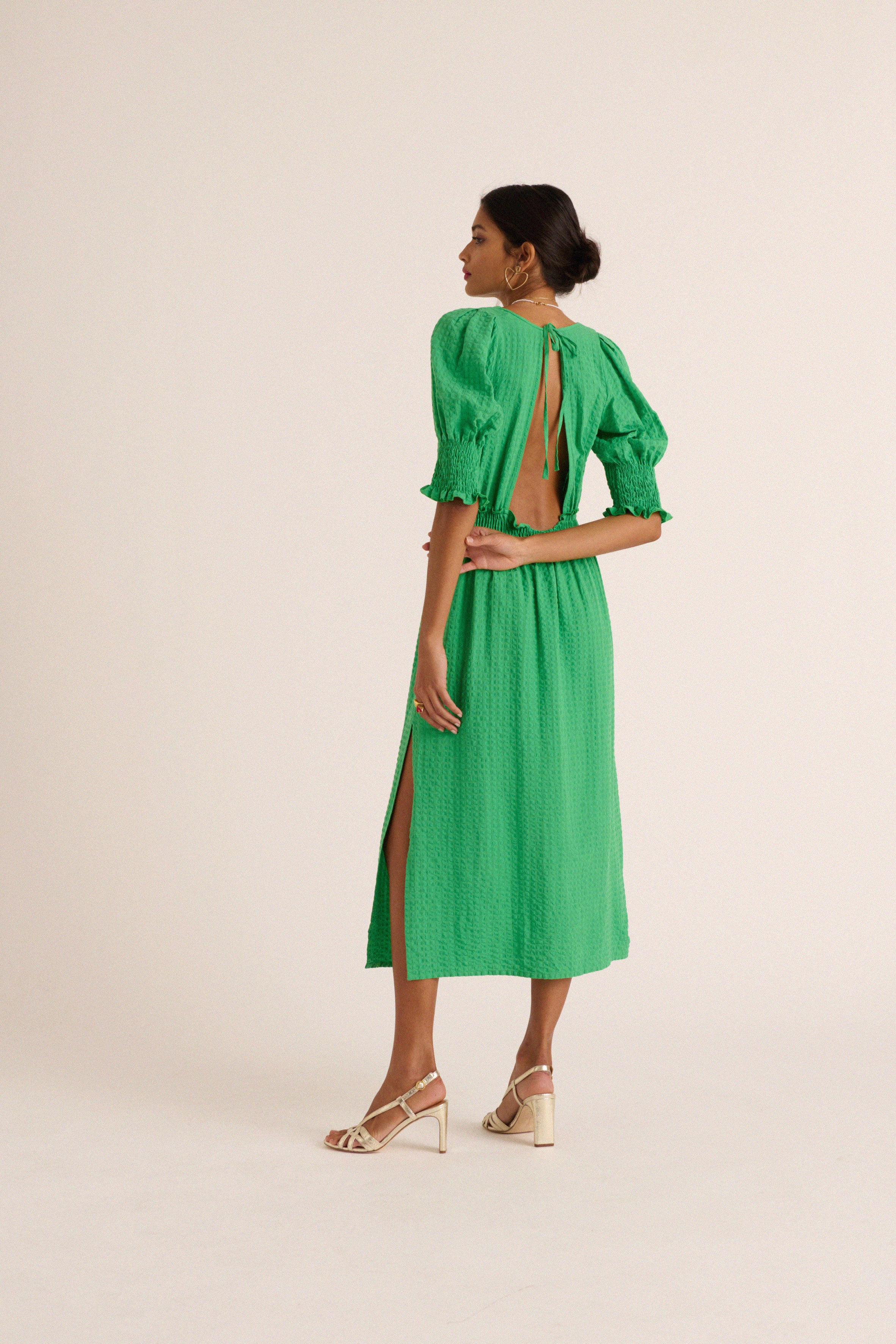 Dress Céleste green pelouse