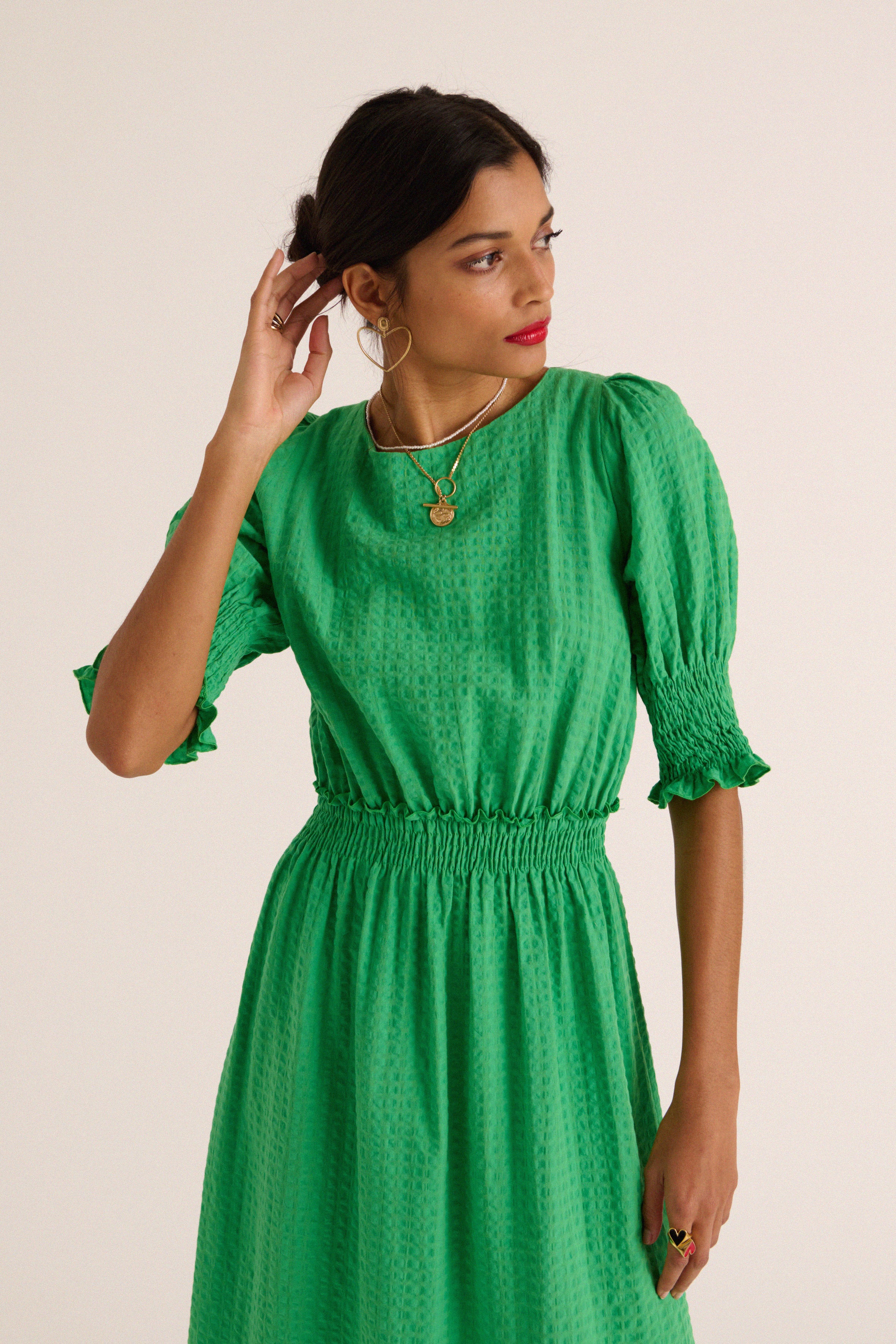 Dress Céleste green pelouse