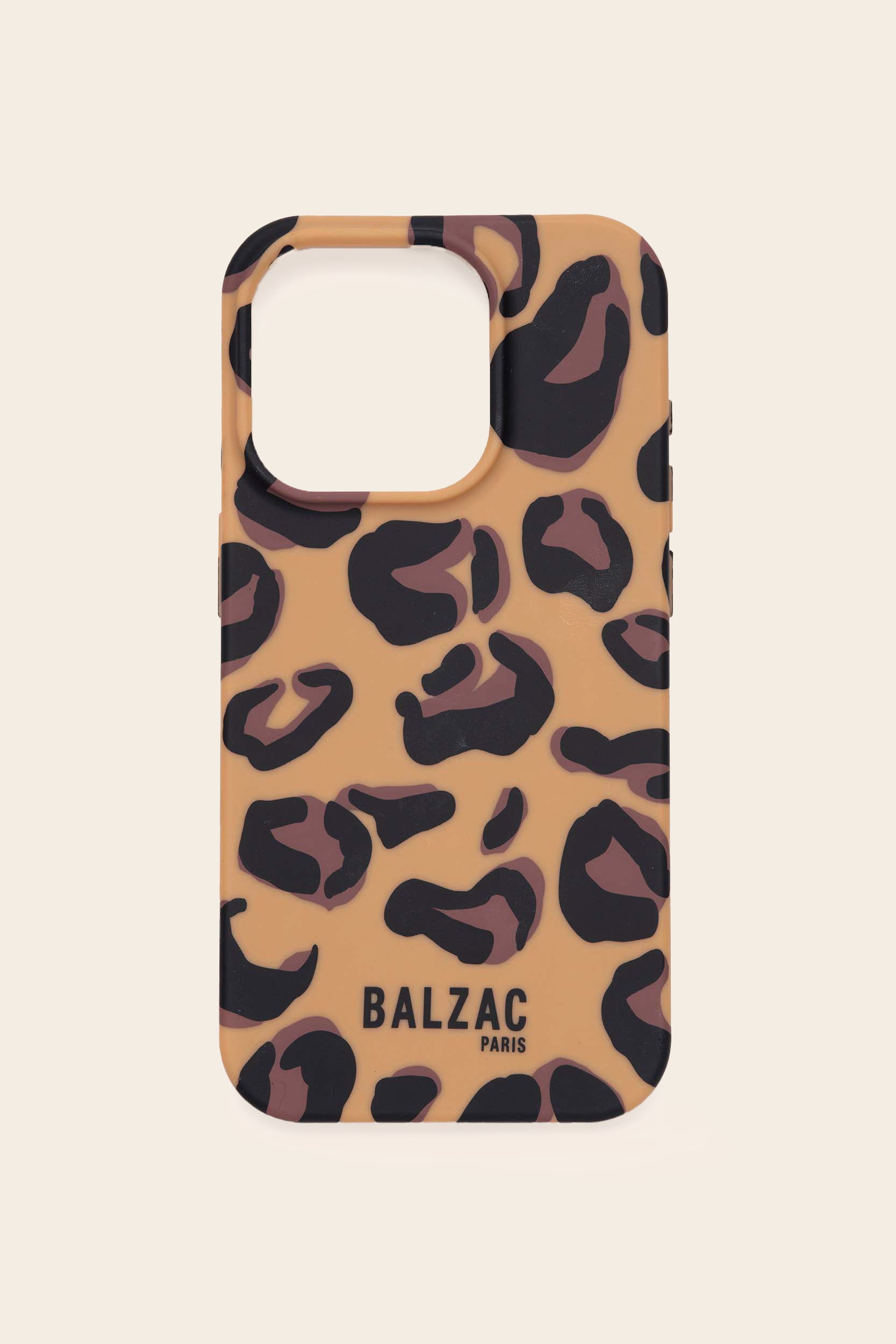 Coque de téléphone léopard Native Union x BP - Balzac Paris