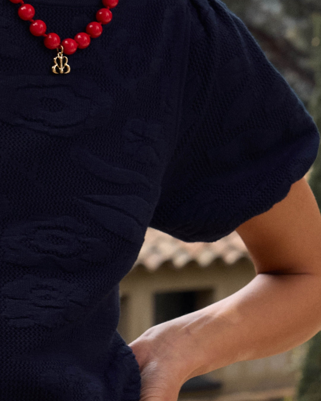 Marta navy dress