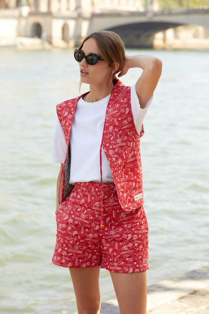 Vest Nuance printed summer bandana