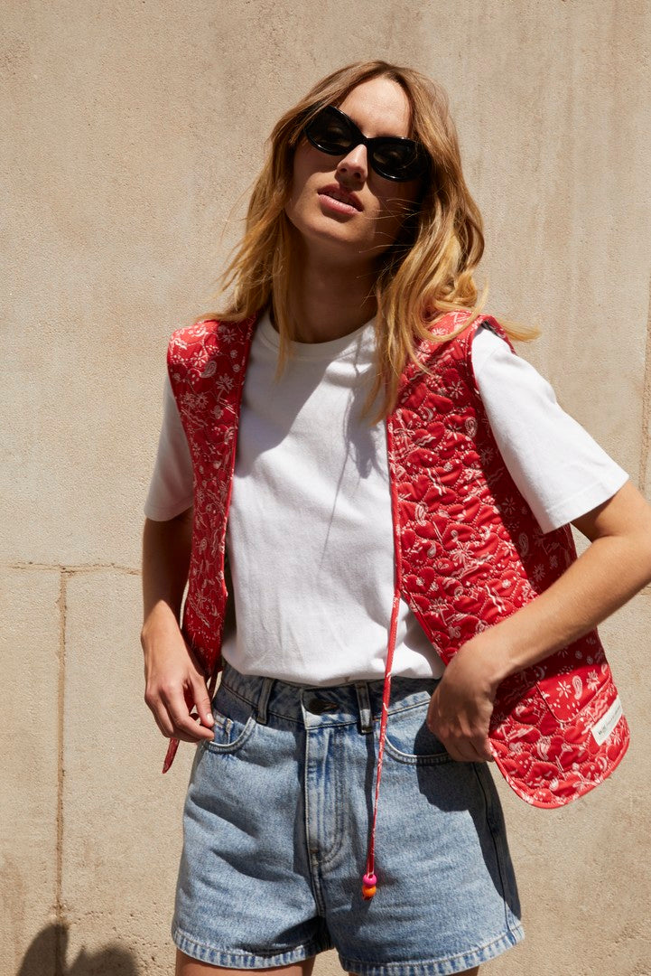 Vest Nuance printed summer bandana