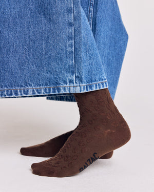 Chaussettes Anta marron