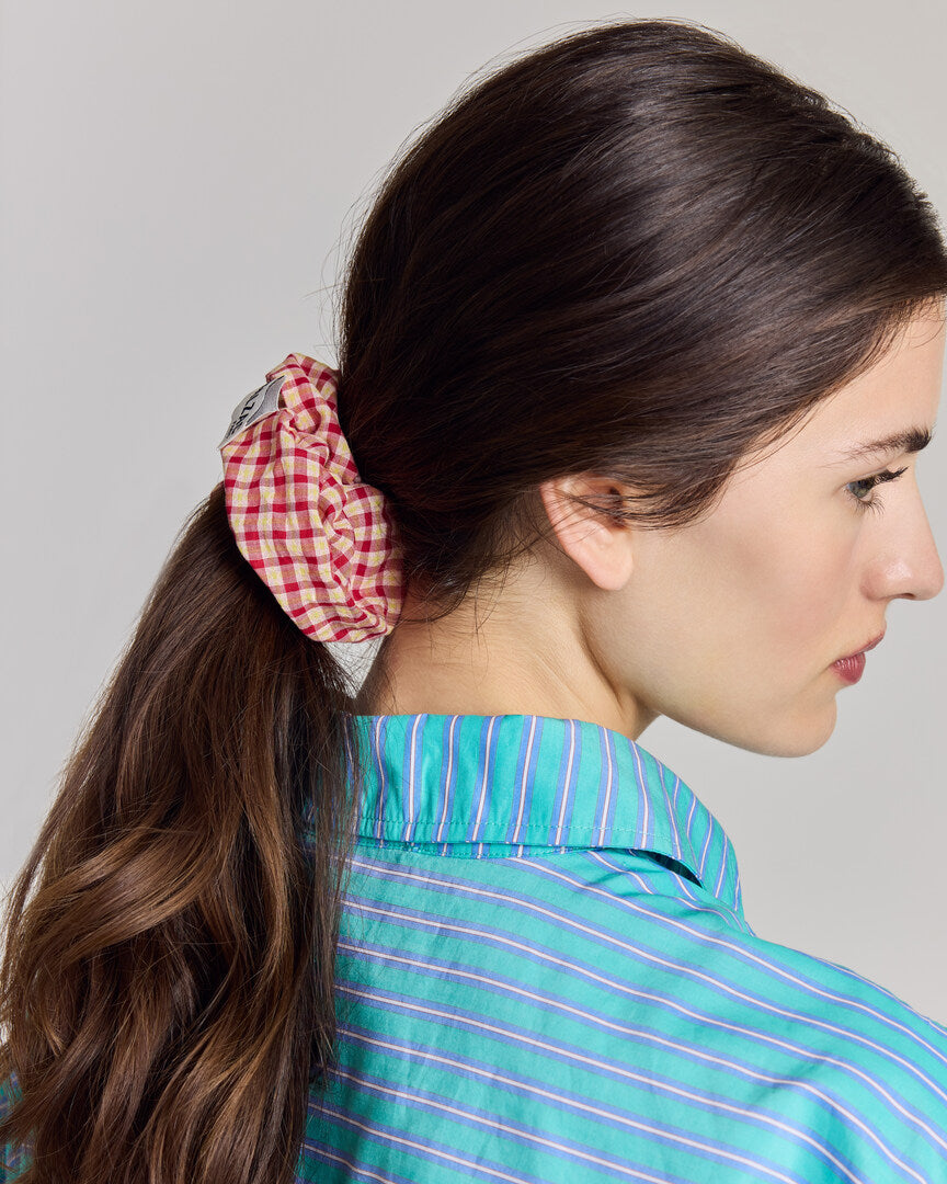 Scrunchie Billy XL gingham red and yellow