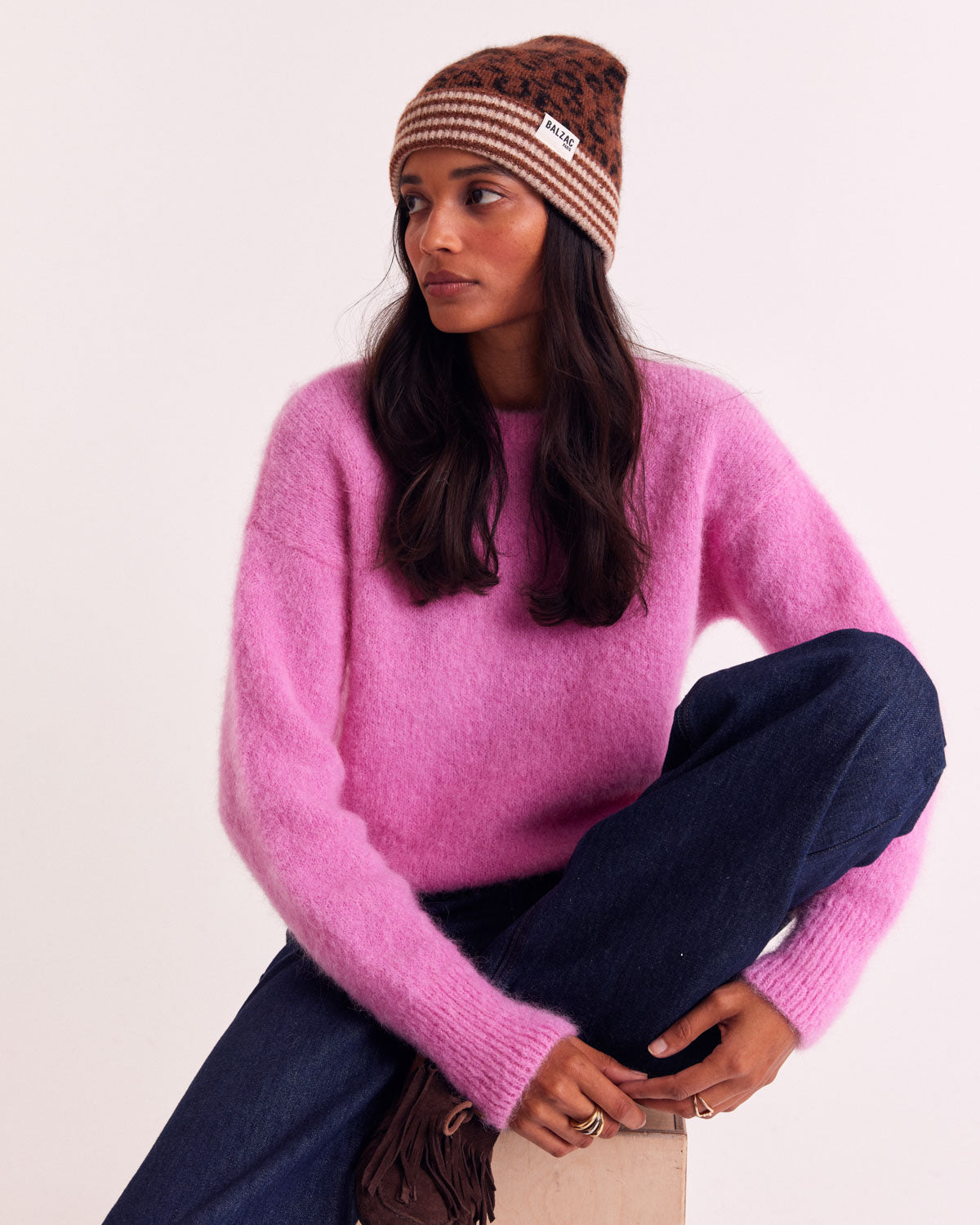 Beanie Lou leopard tawny
