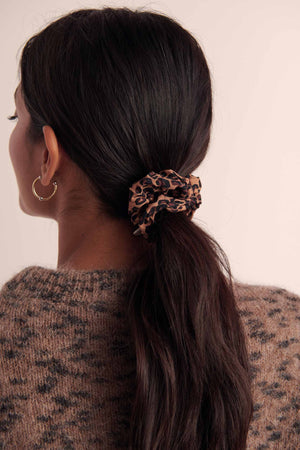 Billy Leopard Scrunchie