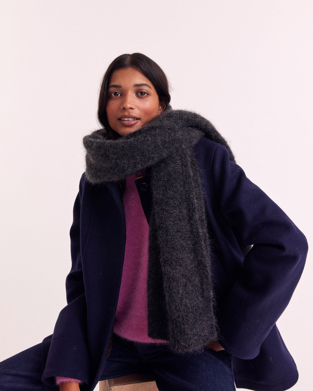 Scarf Julien gray