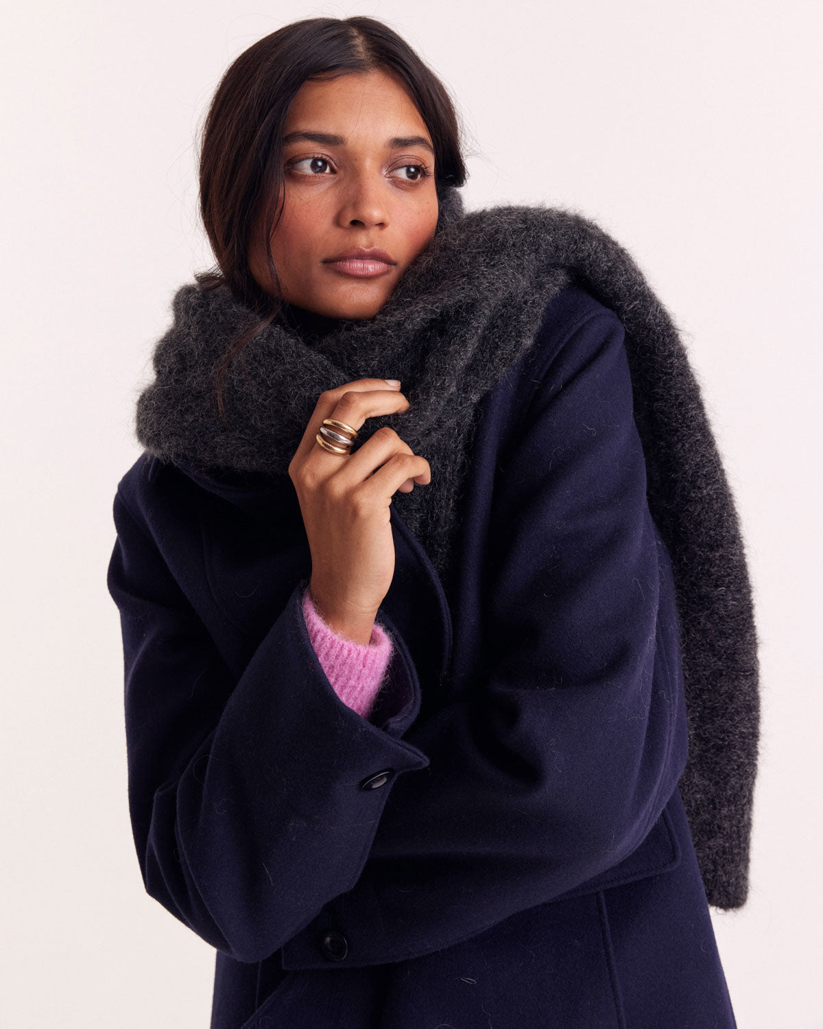 Scarf Julien gray