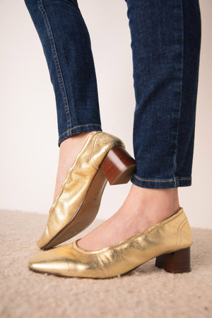 Golden Complice Mary Janes 