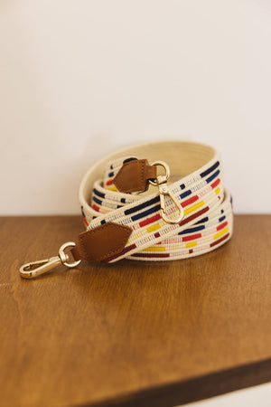 multicolored woven handle