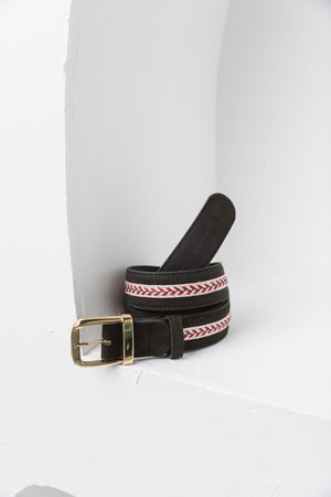 Ceinture Kal kaki galon brodé Balzac Paris