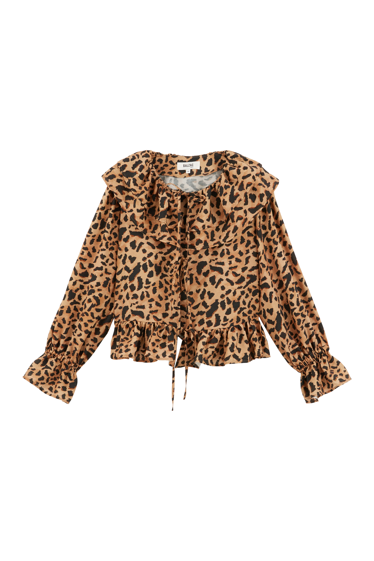 Belva cheetah print cappuccino shirt