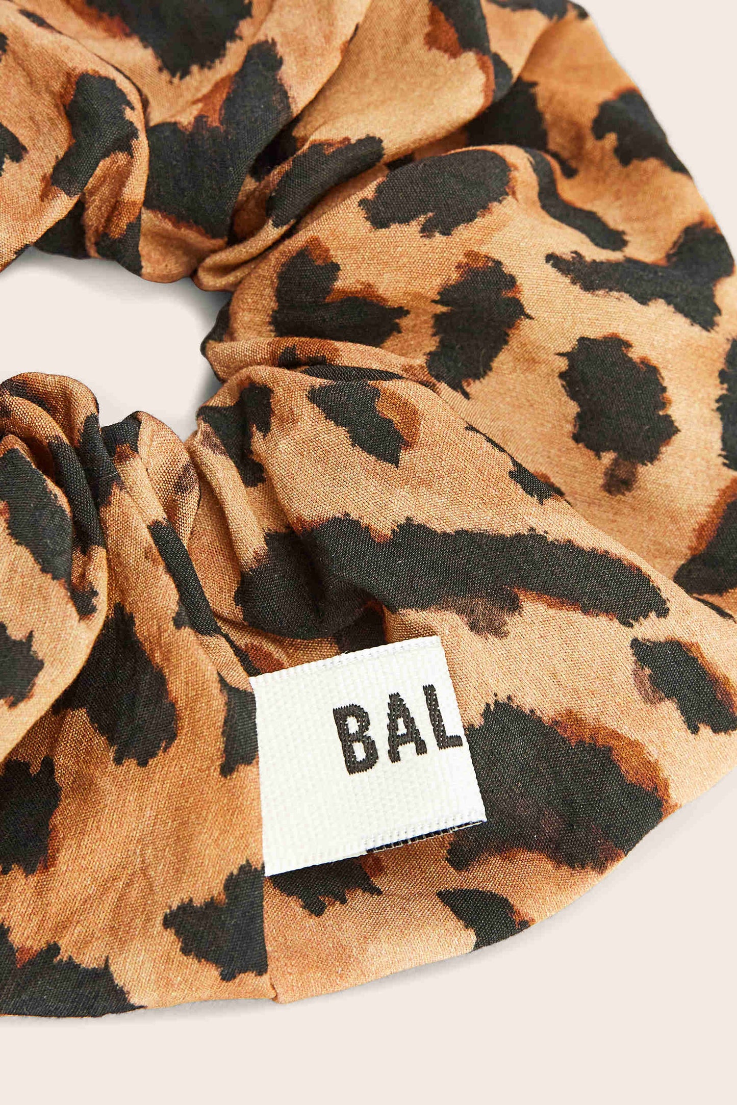 Billy XL cheetah print cappuccino scrunchie