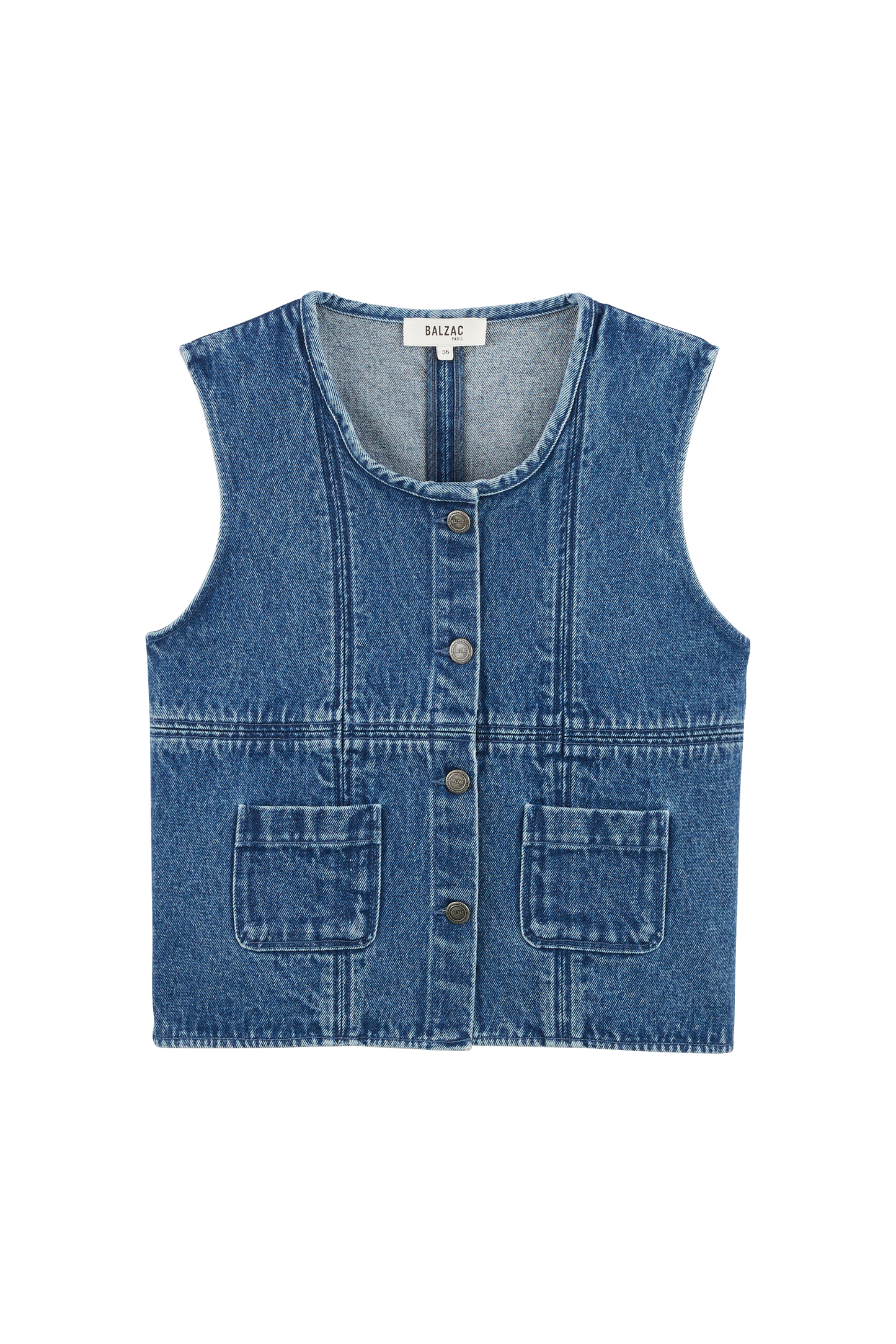 Mike ultramarine blue vest