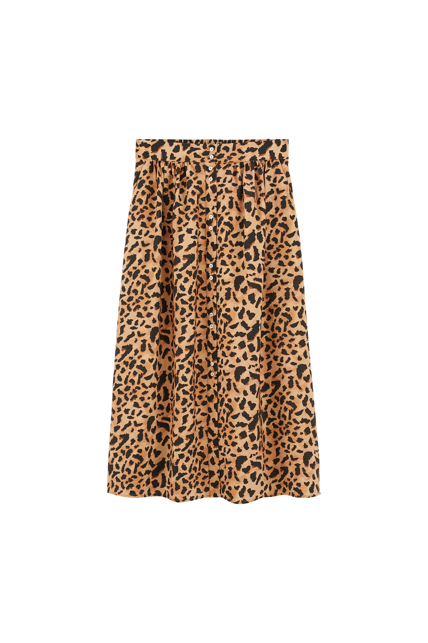 Sally cheetah print cappuccino skirt