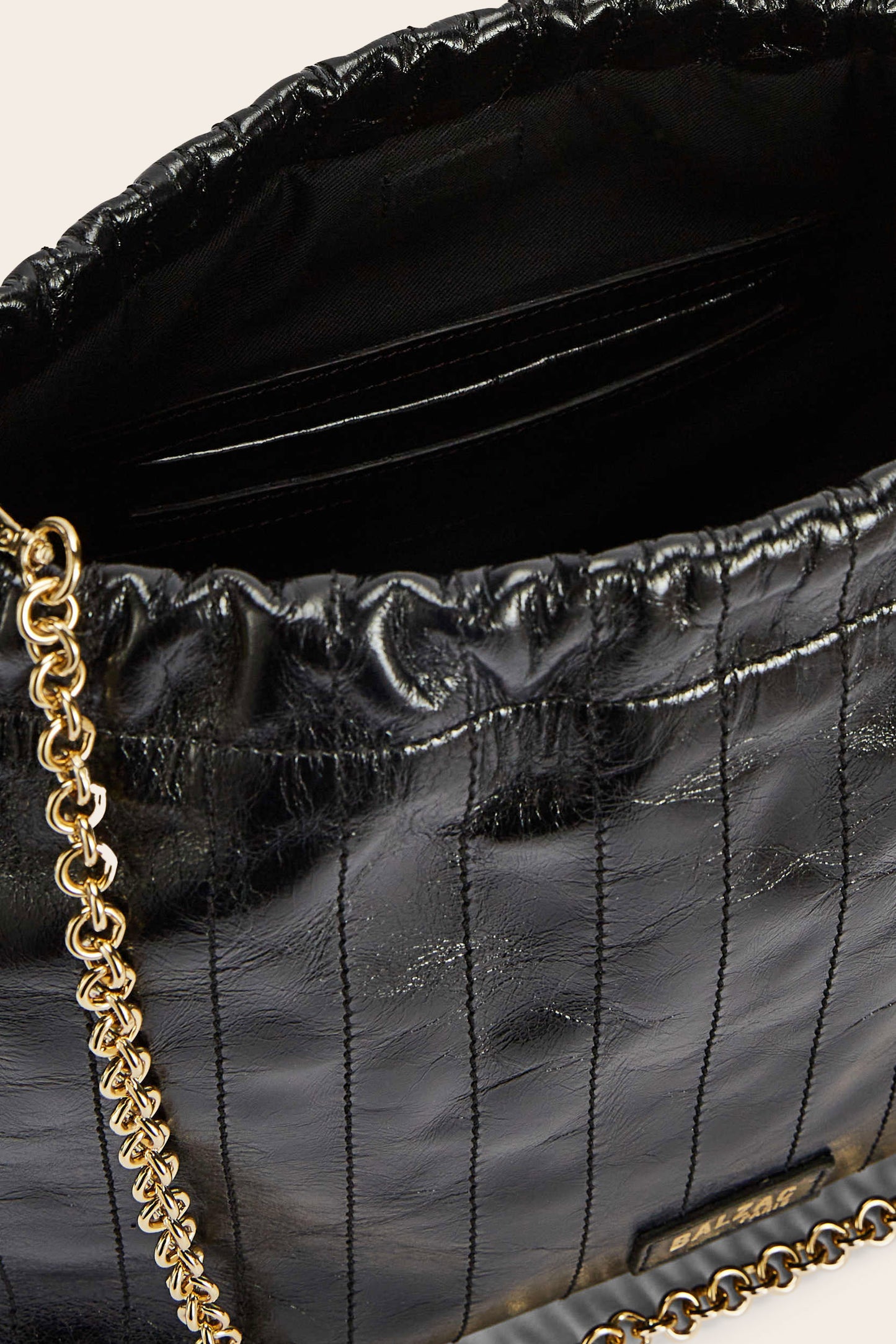 Sac Amaïa froissé noir