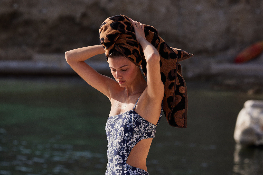 Serviette Myah leopard