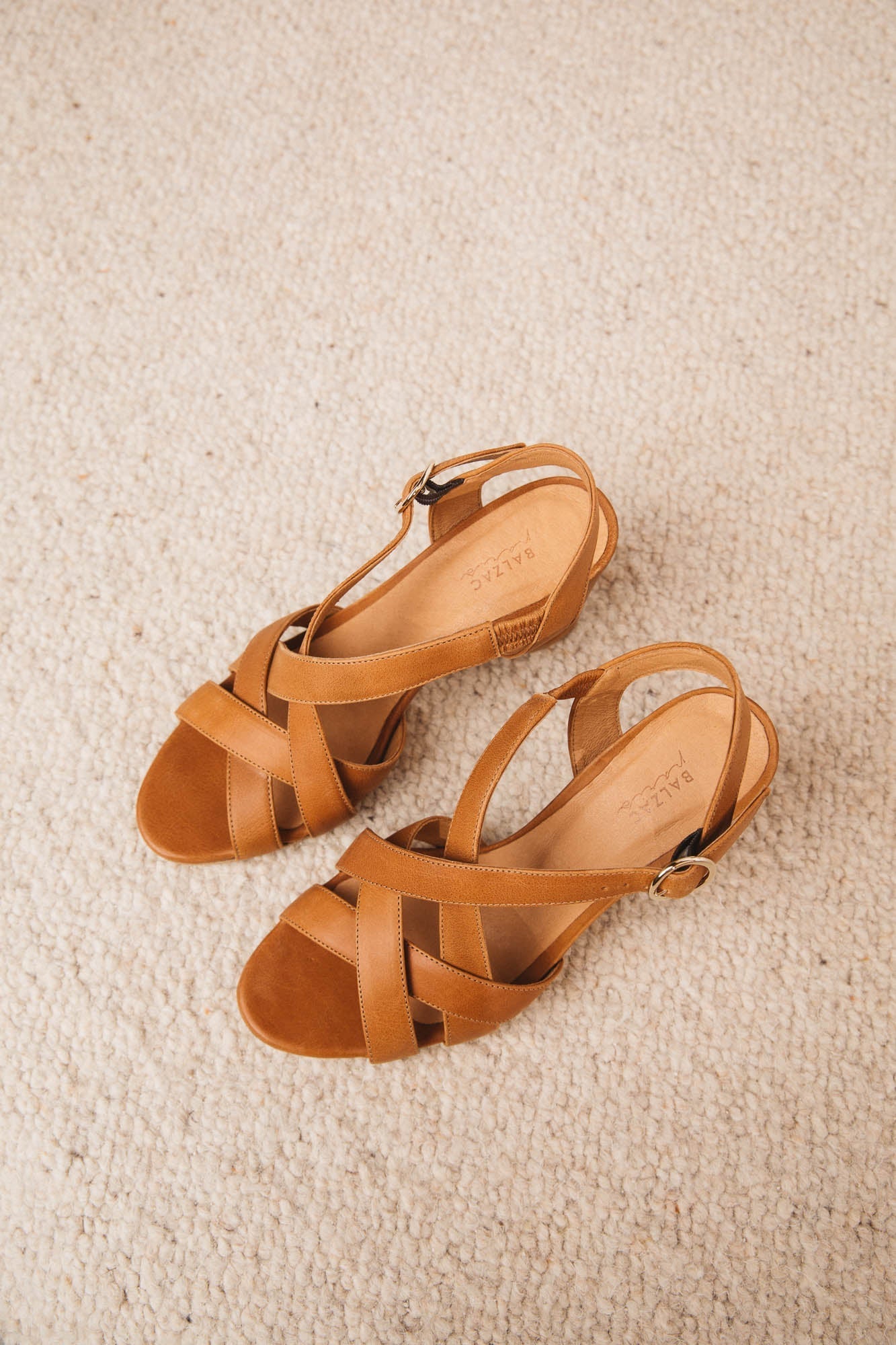 Cognac high 2024 heel sandals