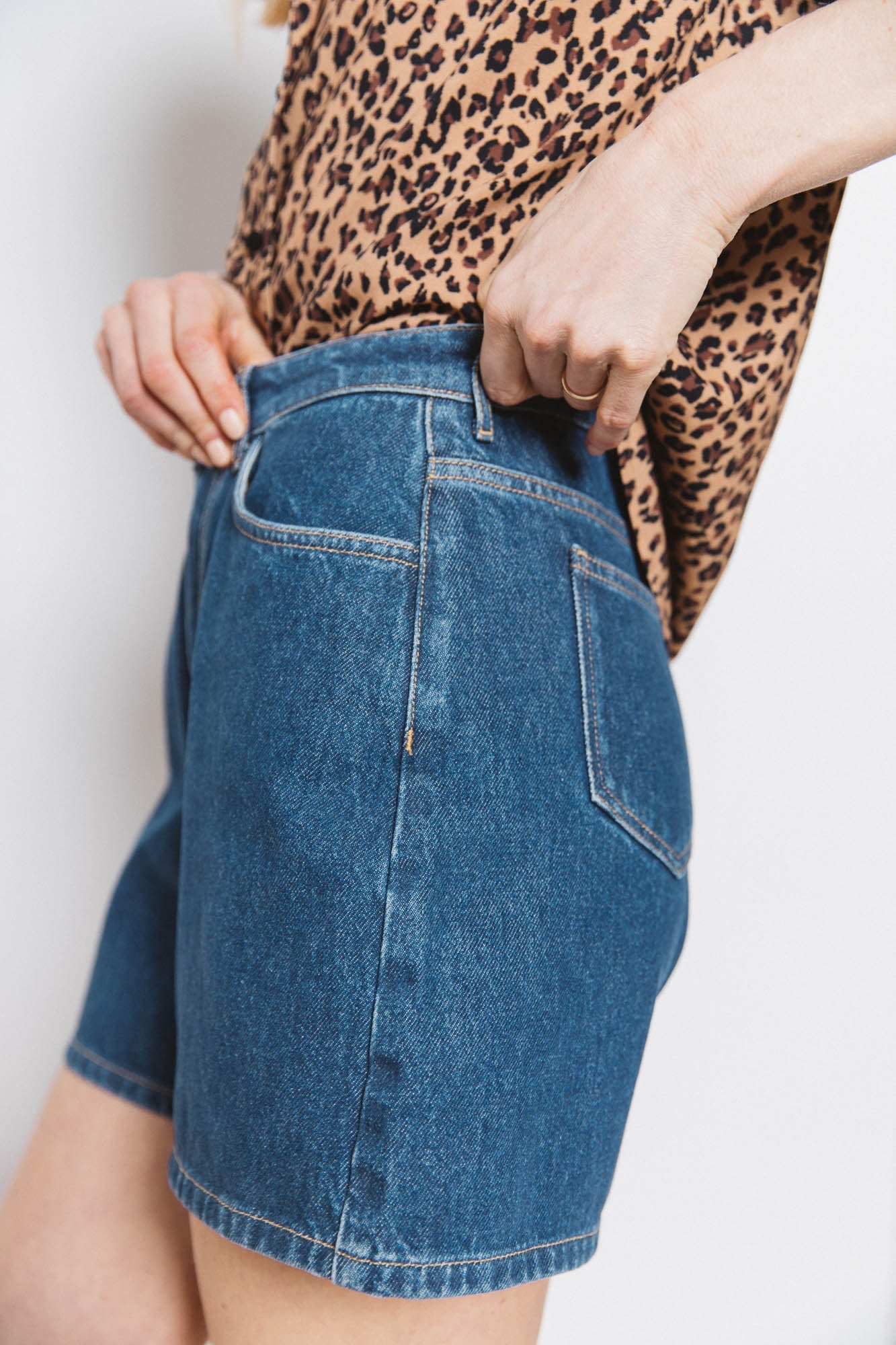Shorts Maylone blue midi