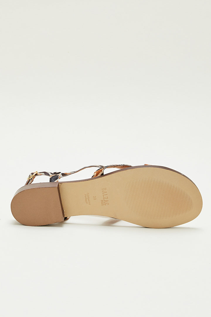Sandals Bruyère pony tiger