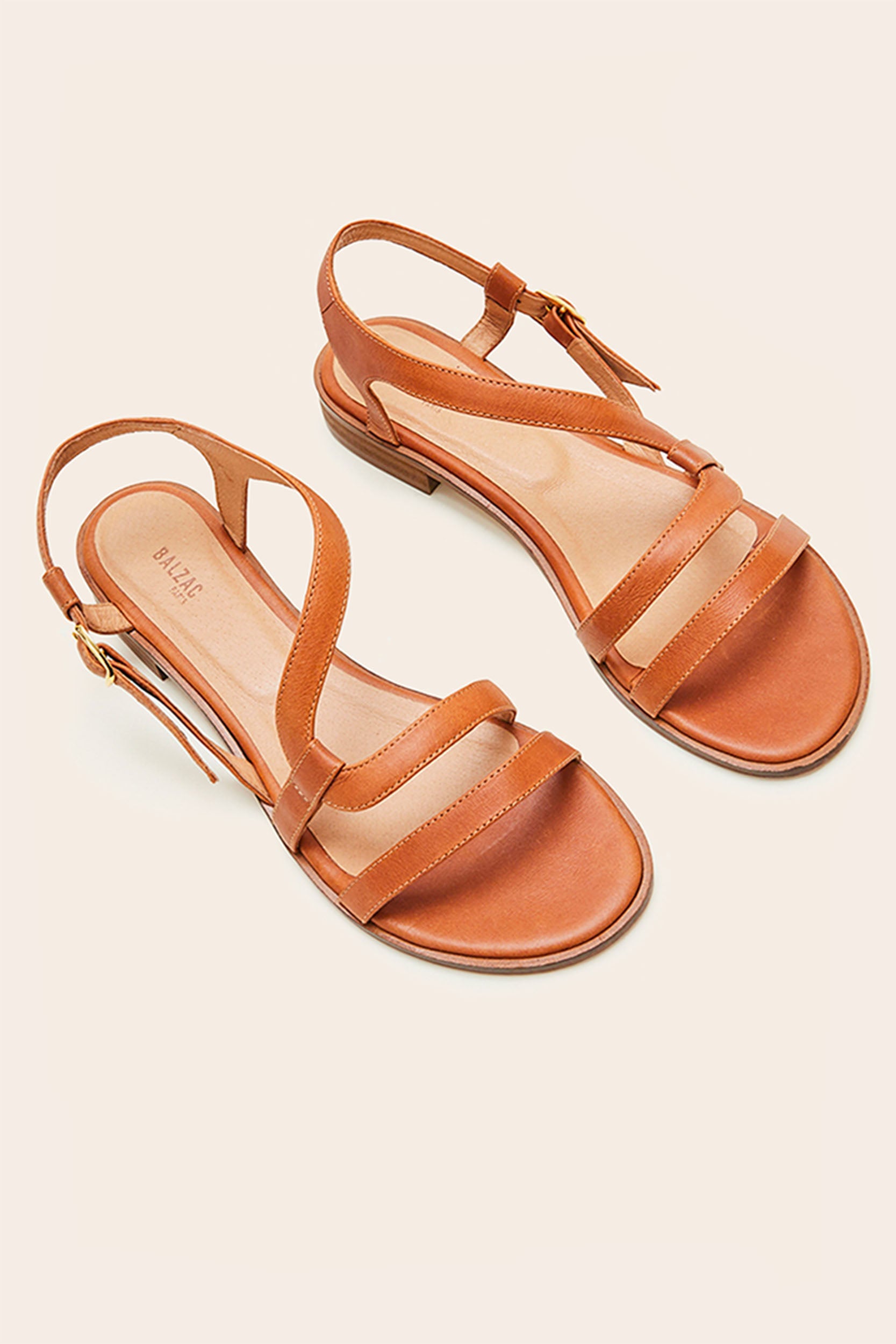 Sandals Margarita cognac