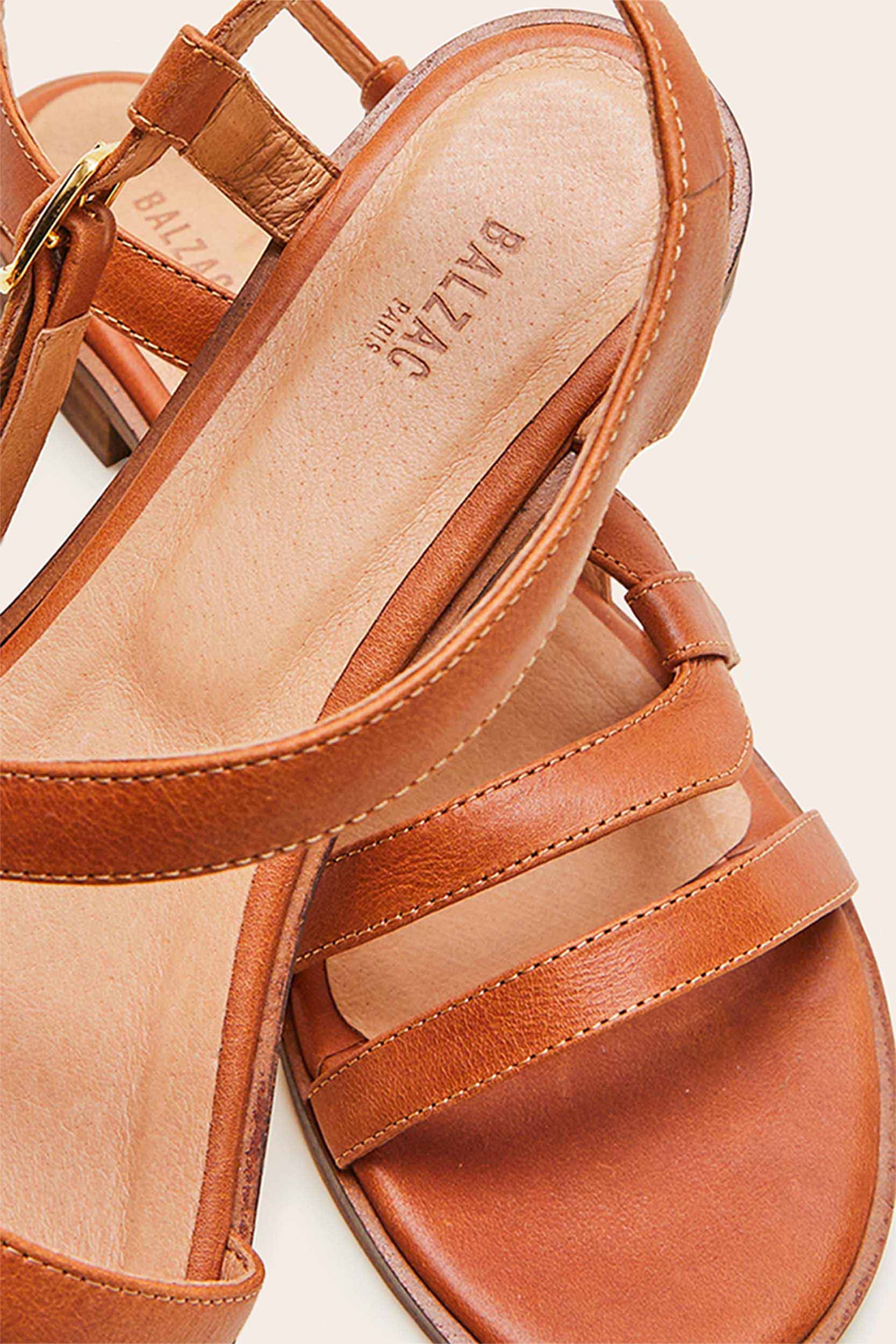 Sandals Margarita cognac