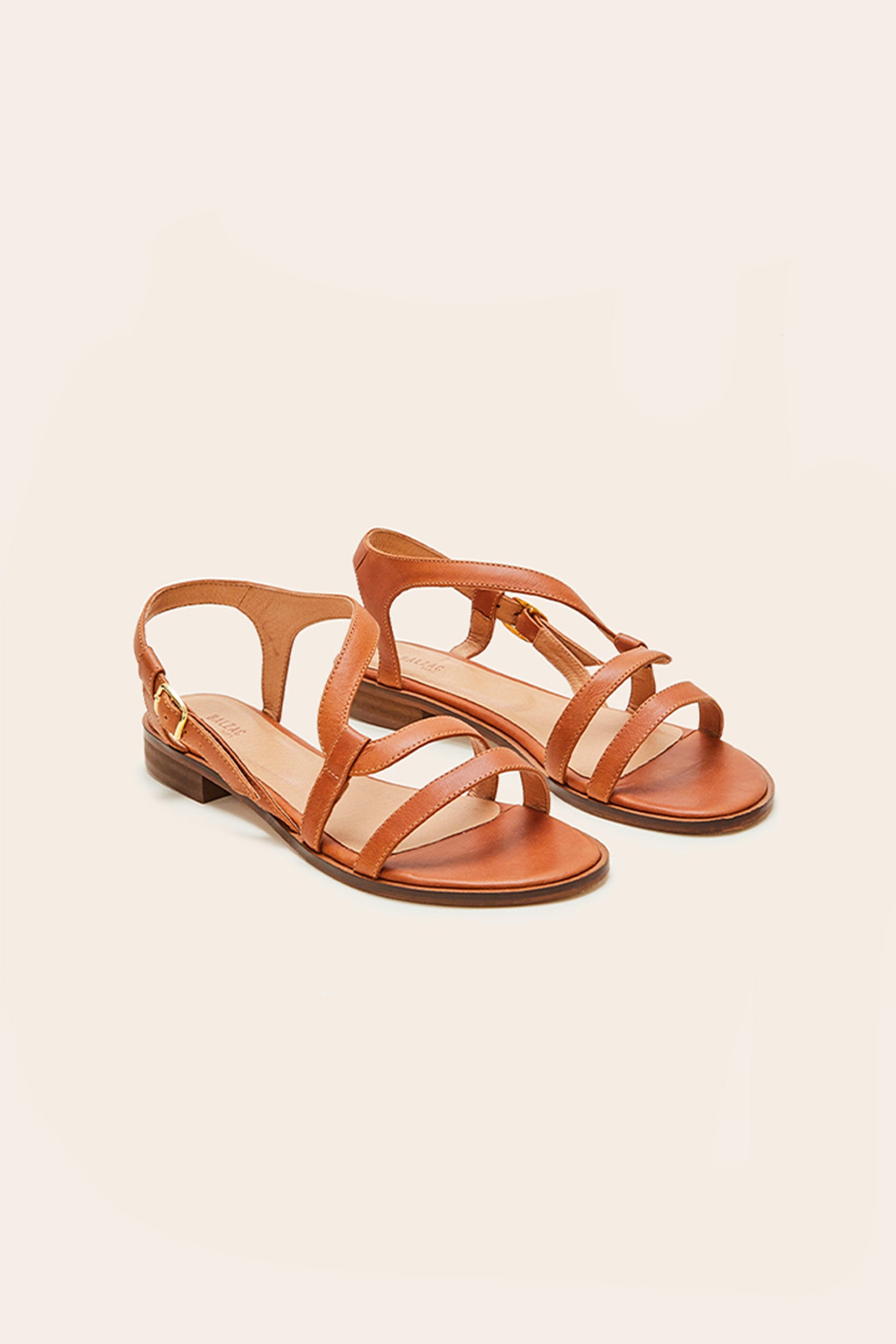 Sandals Margarita cognac