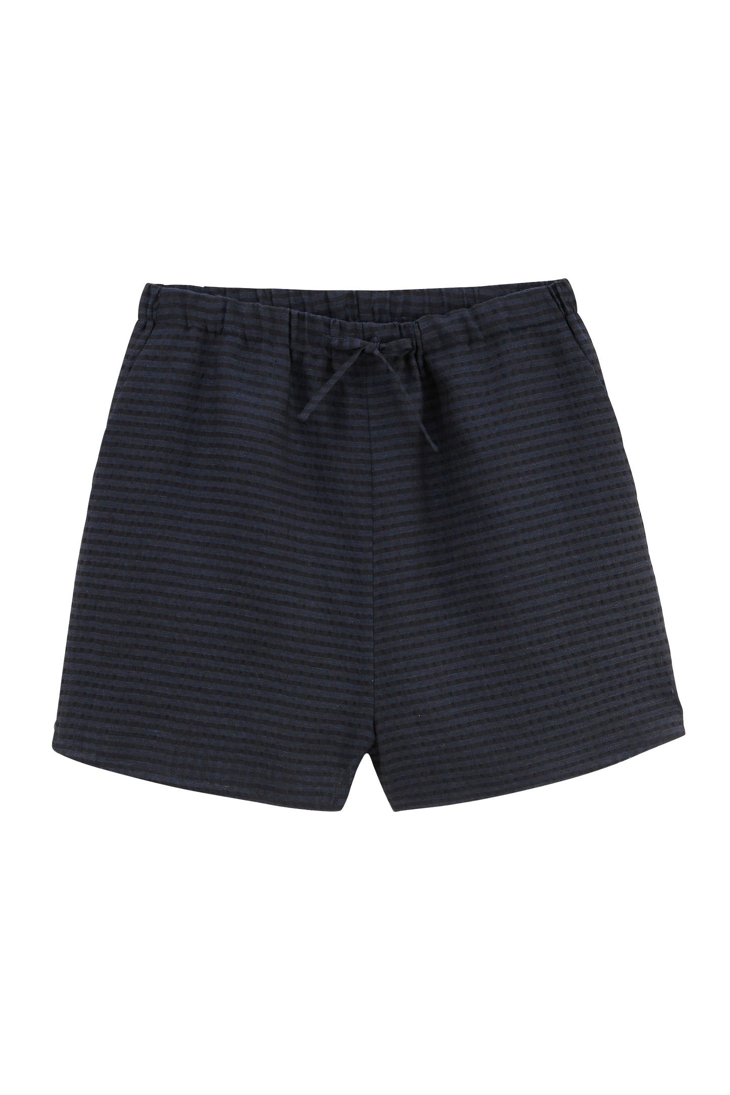 Navy Lino Shorts