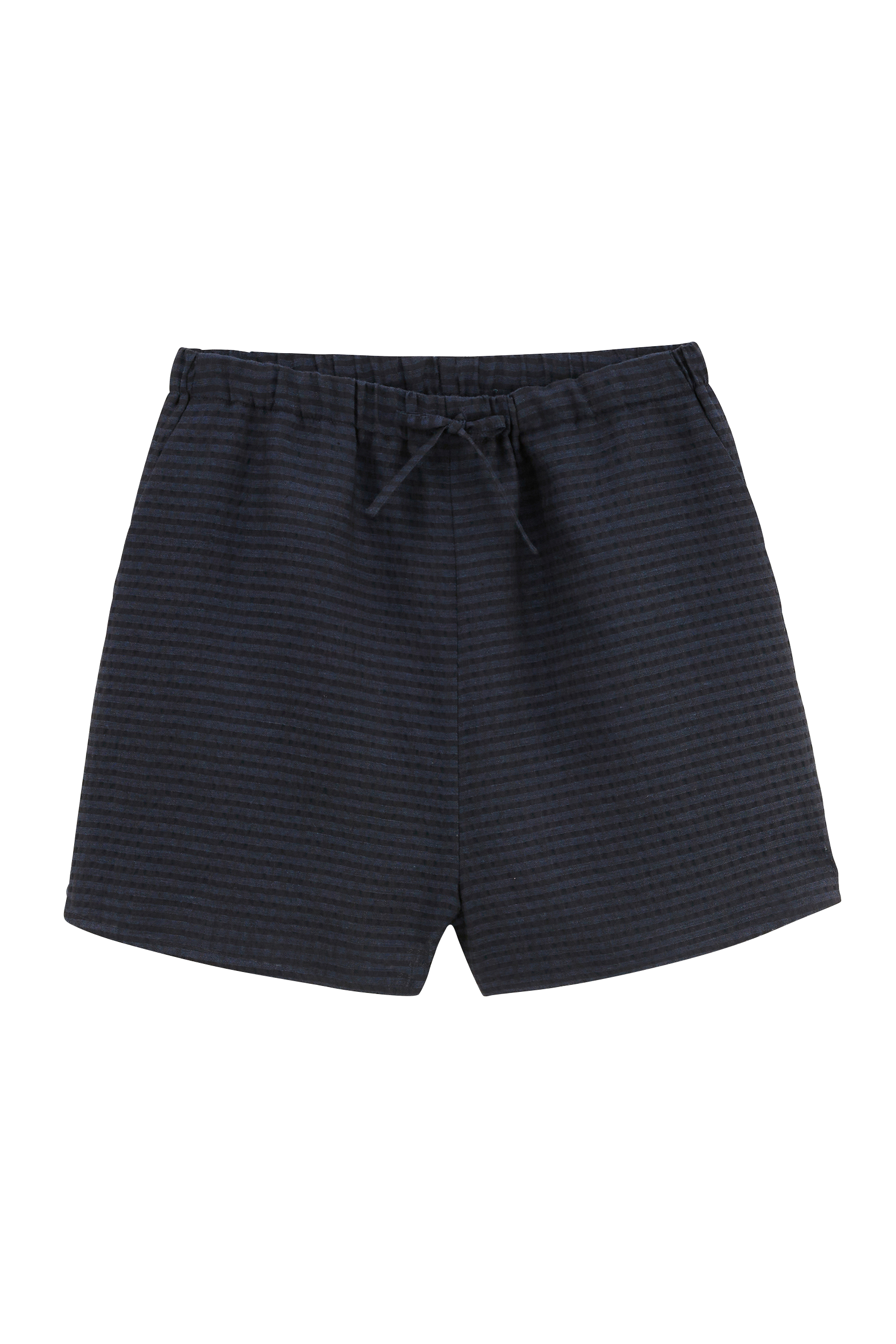 Navy Lino Shorts