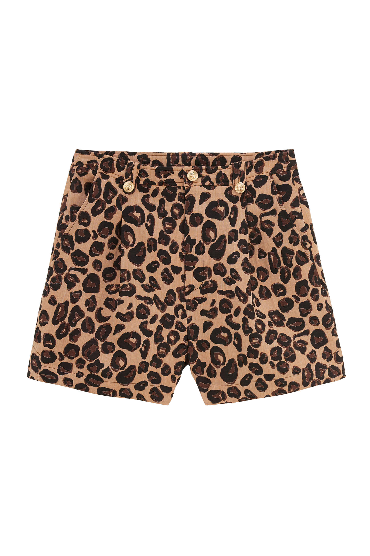 Simon leopard shorts