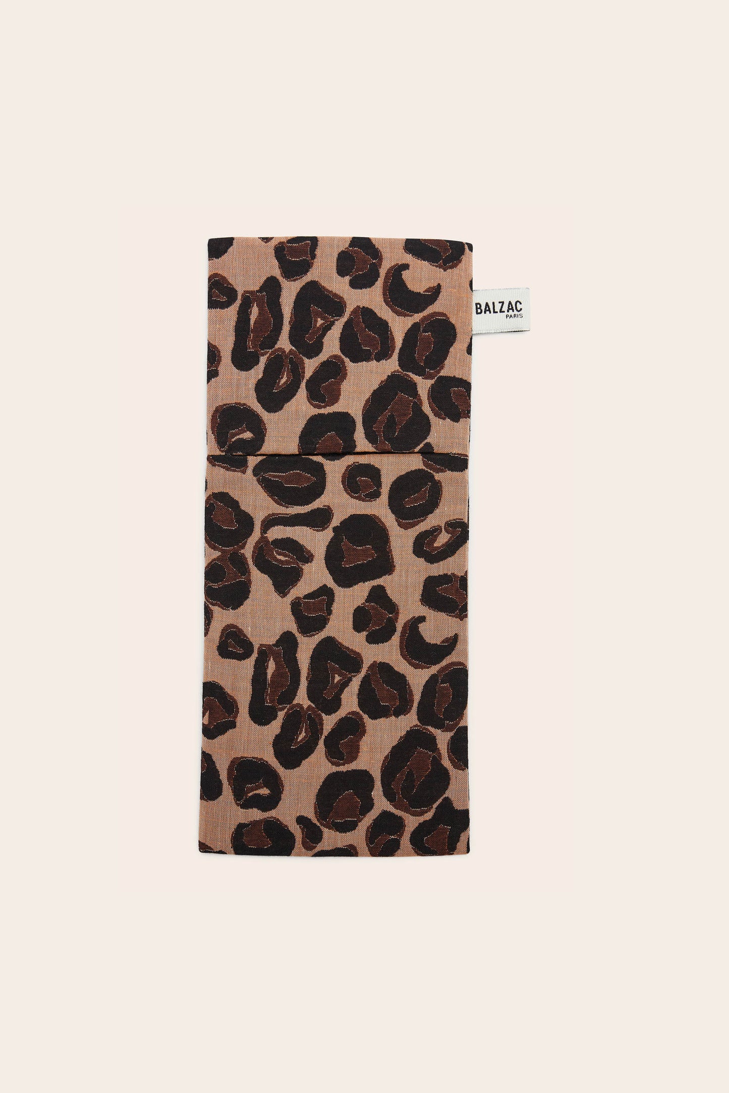 LBB x Balzac leopard clutch