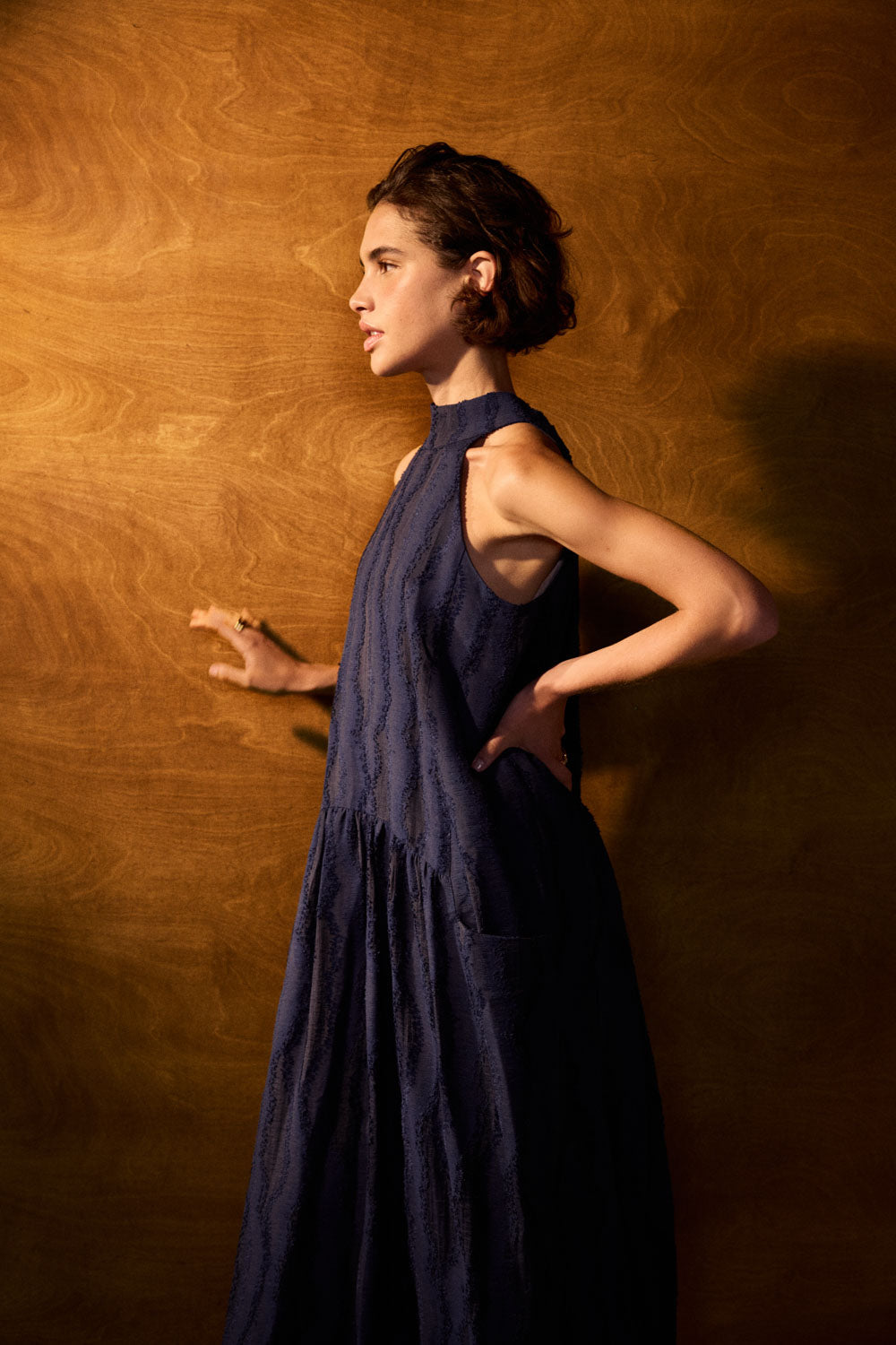 Dress Daphne navy blue