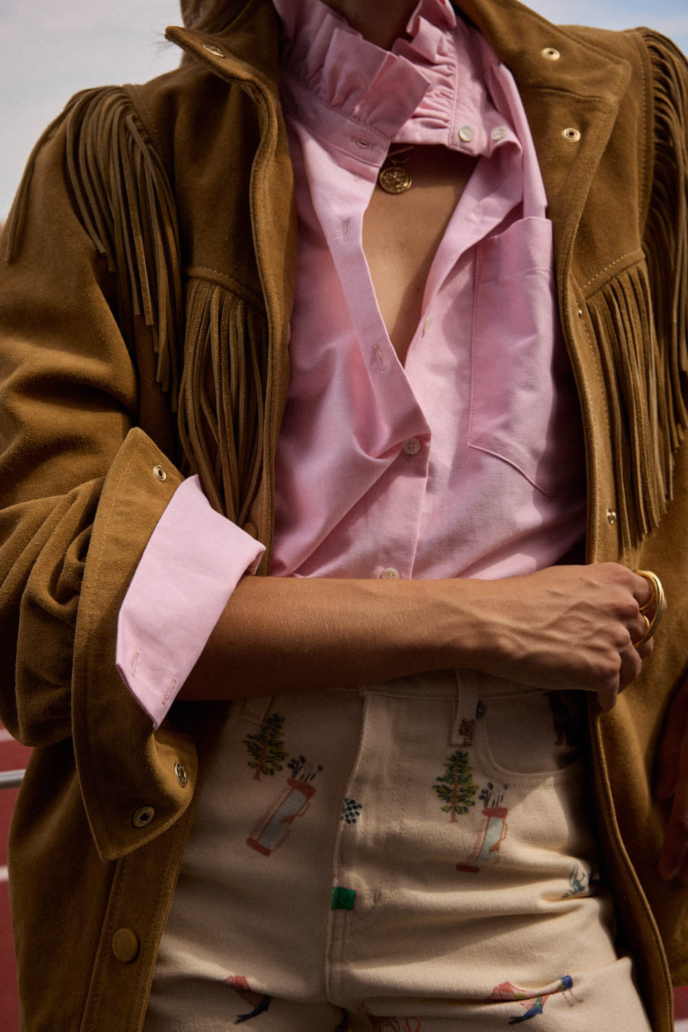 Chemise Léonor rose dragé