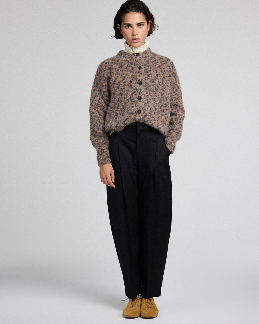 Cardigan Douceur guépard tacheté