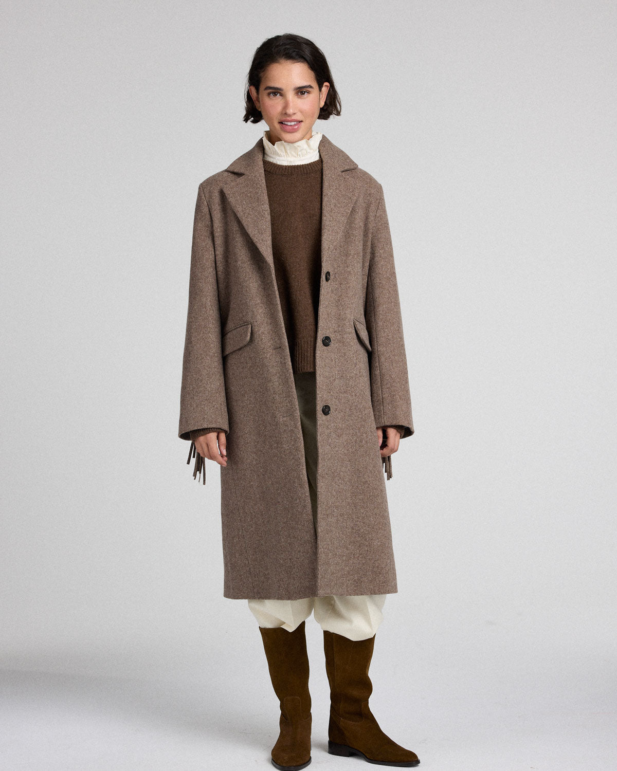 Coat Marcella châtaigne