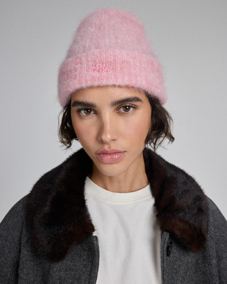 Beanie Grégoire pale pink