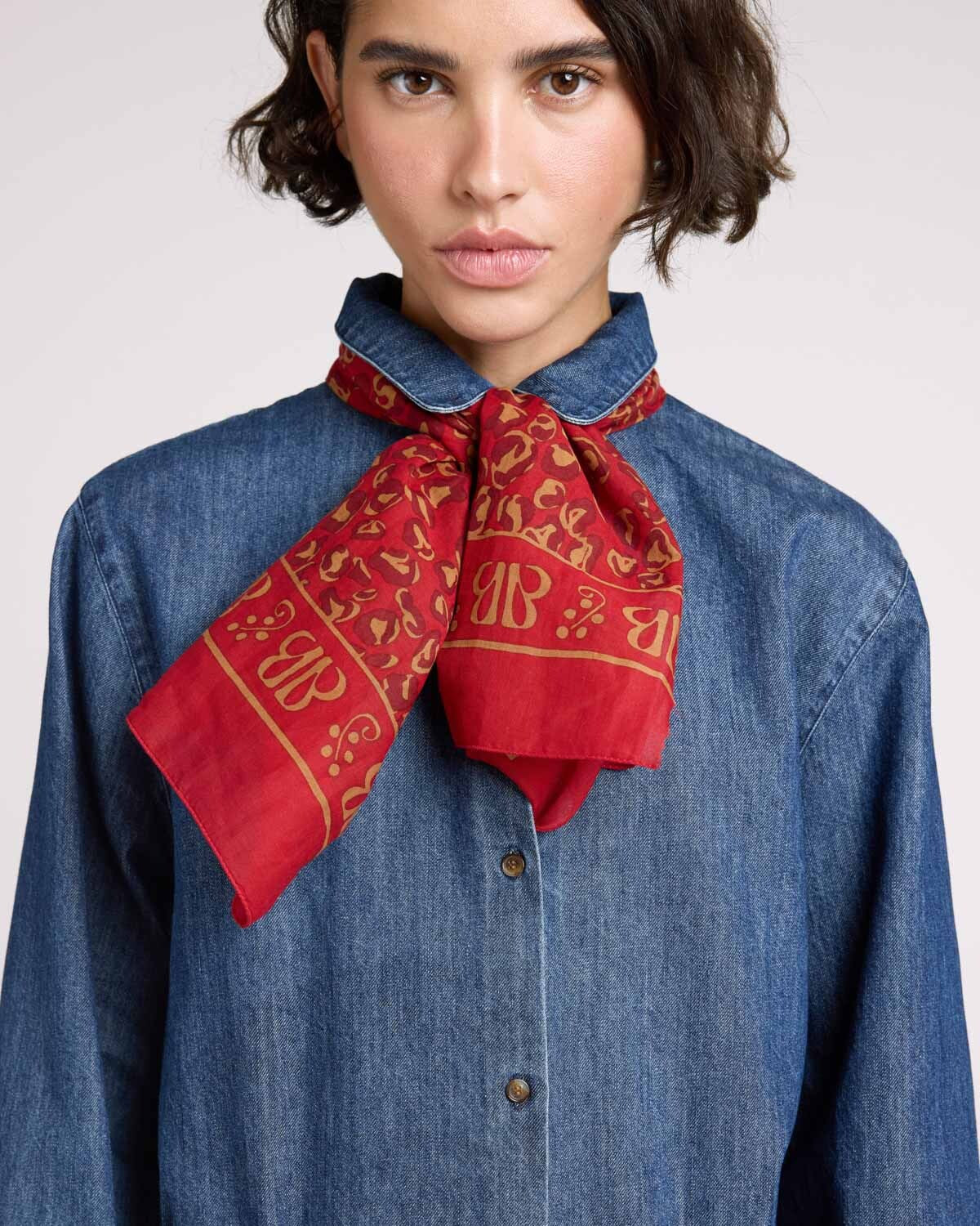 Scarf Johanna red