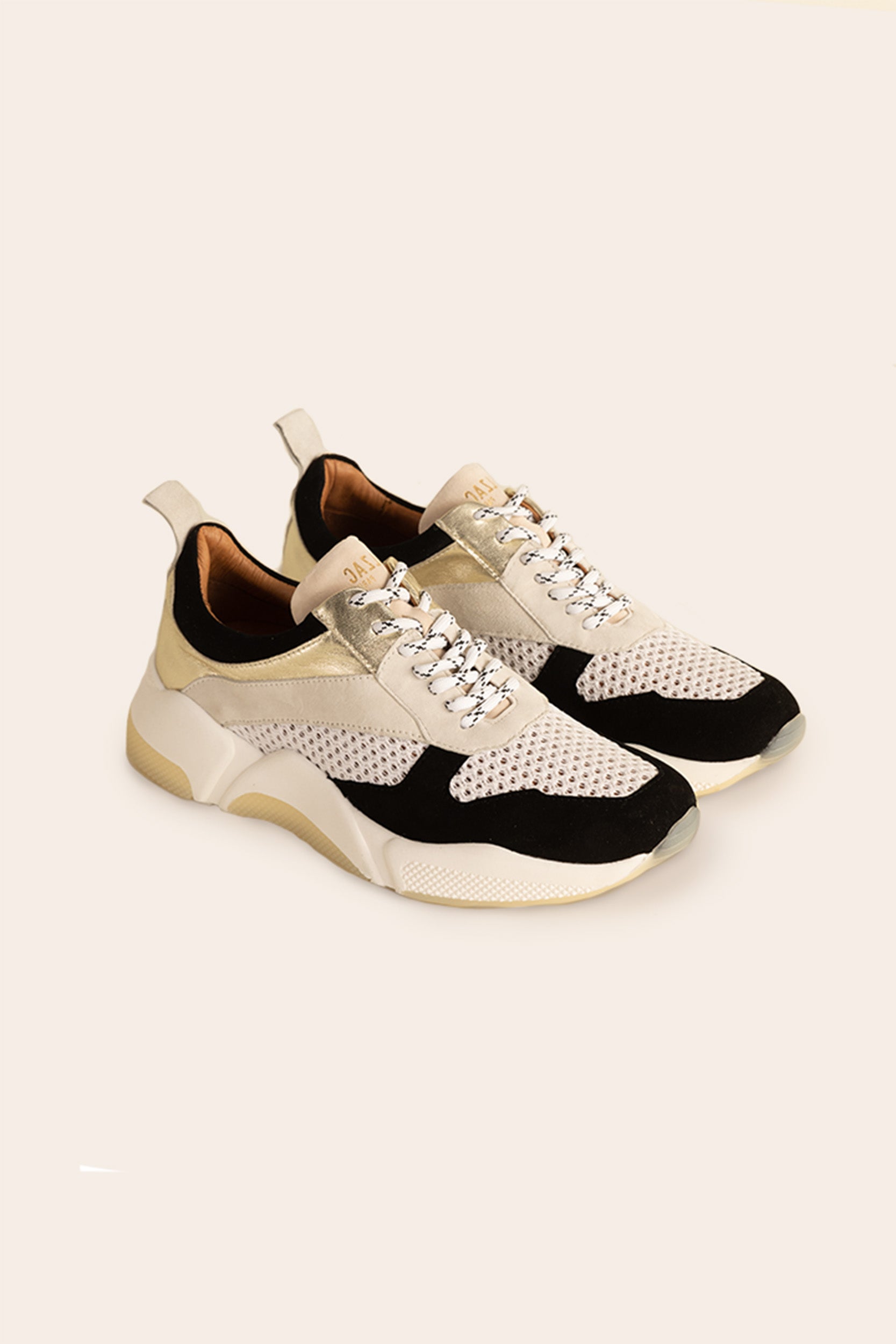Sneakers Fédor black and gold