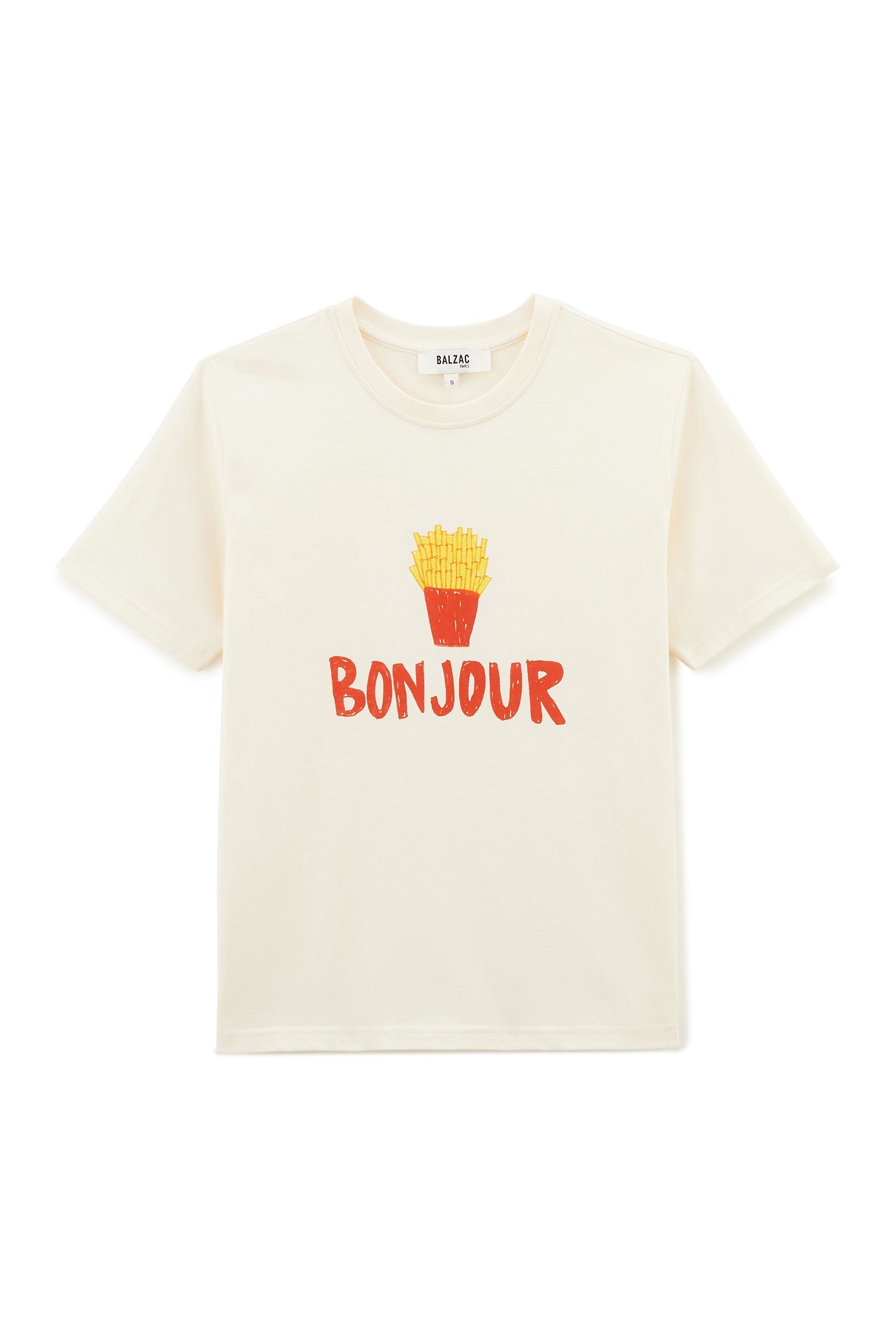 Tee-shirt Bree Bonjour écru