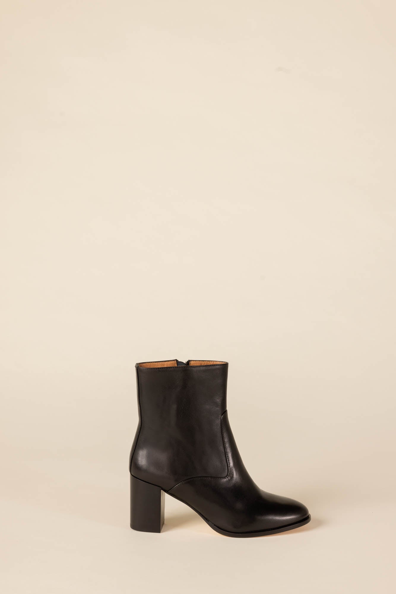 black clarinet ankle boots