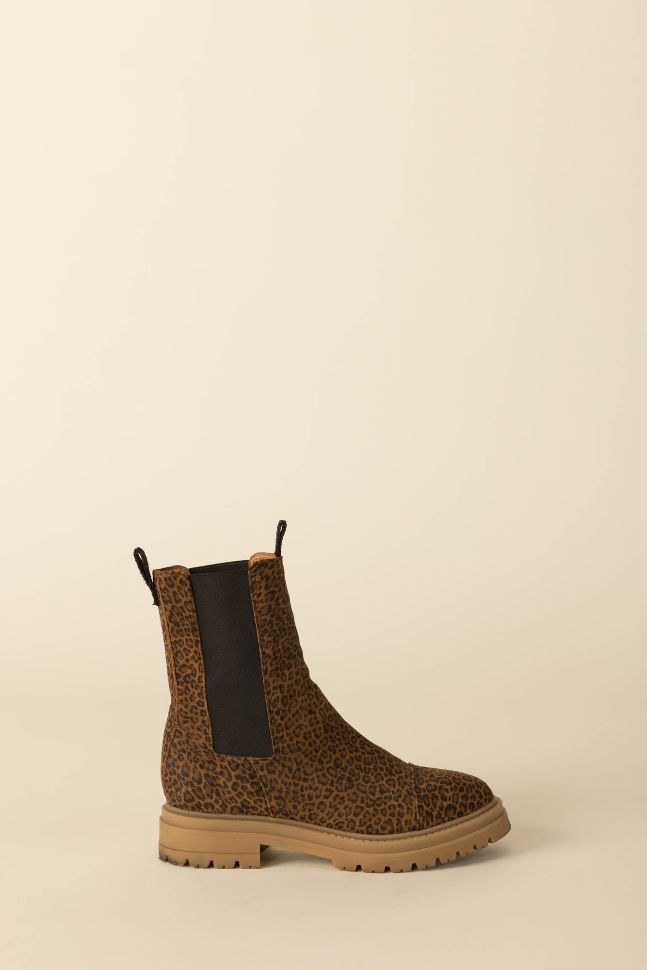 Leopard Fleuron ankle boots (old)