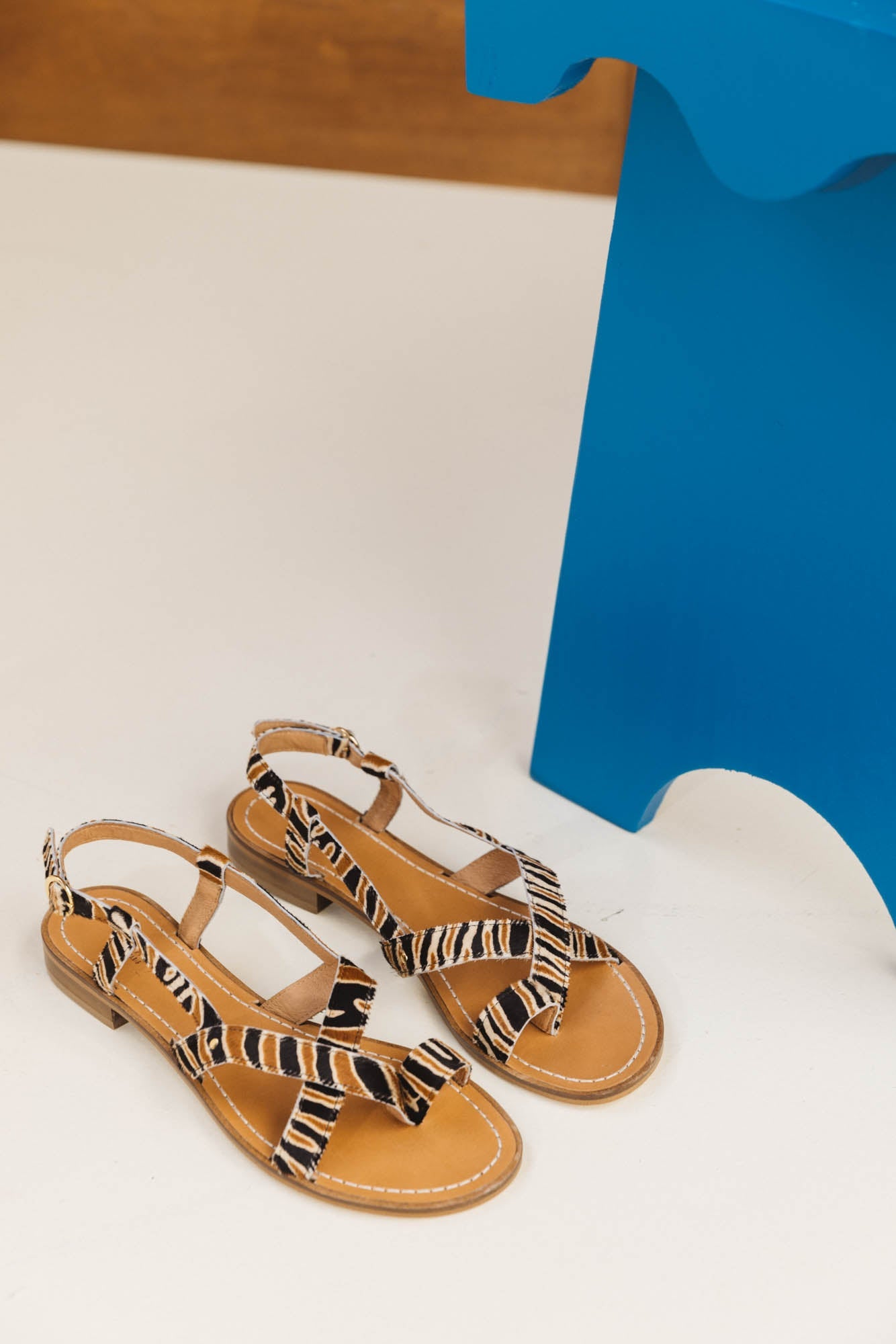 Sandals Bruyère pony tiger