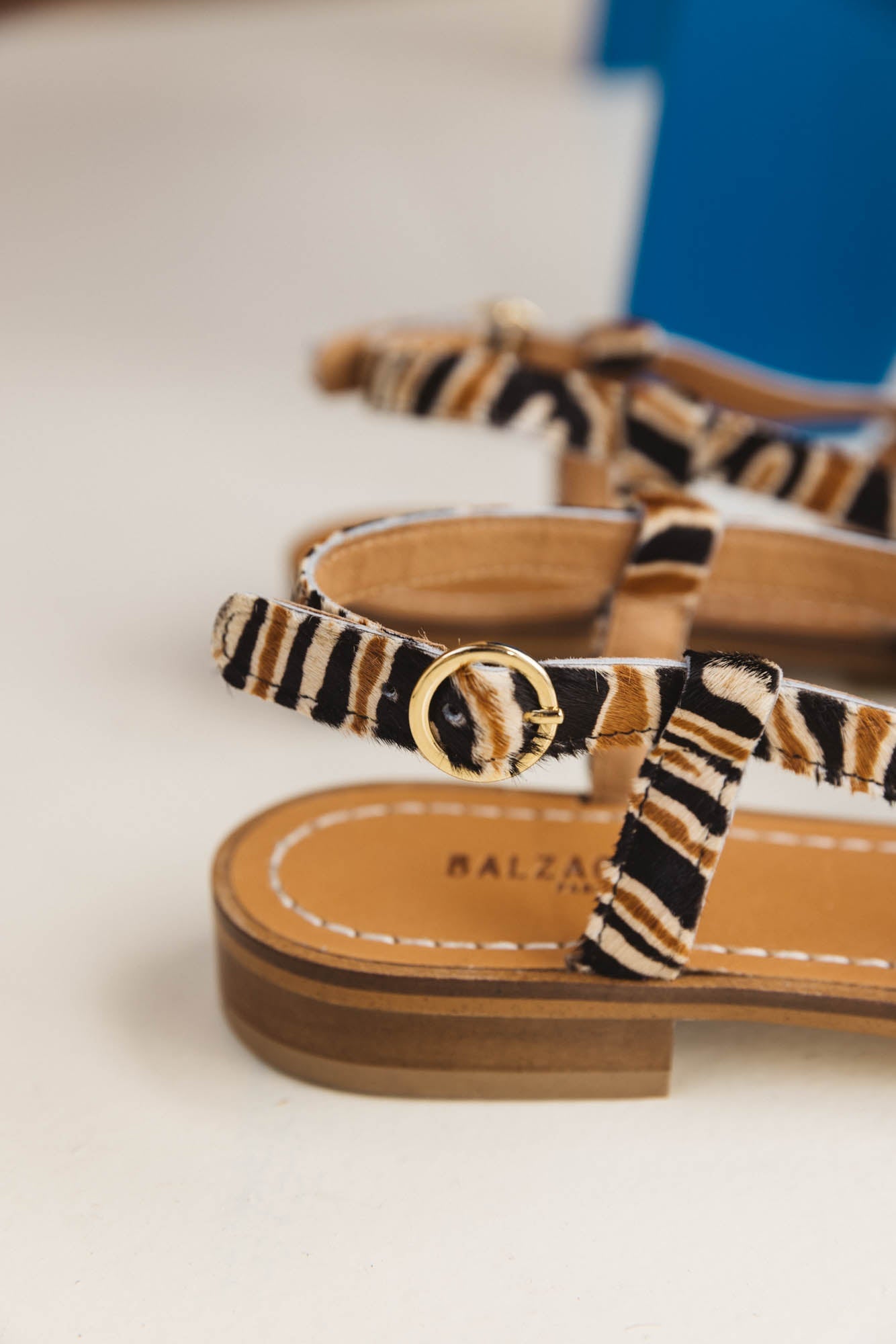 Sandals Bruyère pony tiger