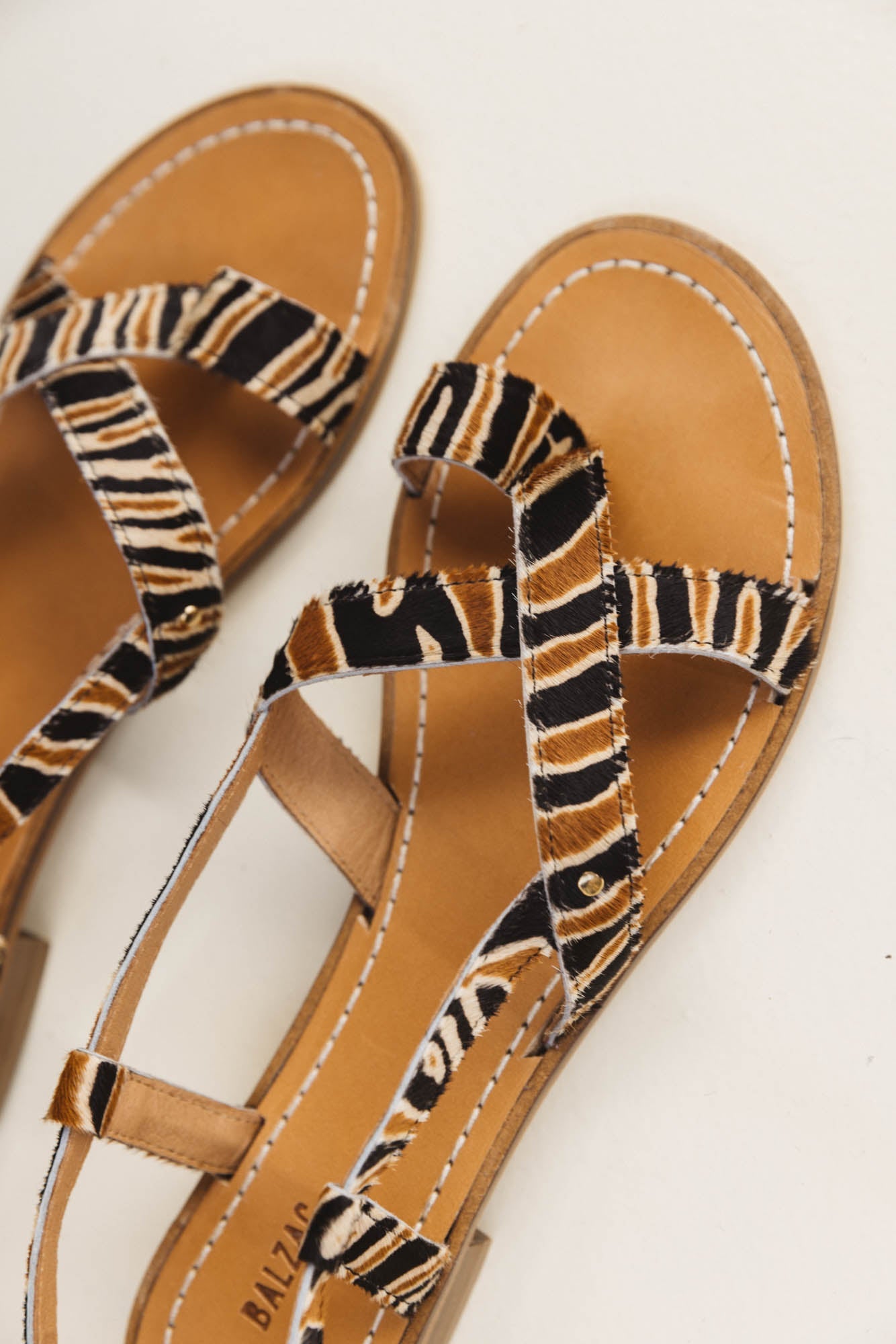 Sandals Bruyère pony tiger